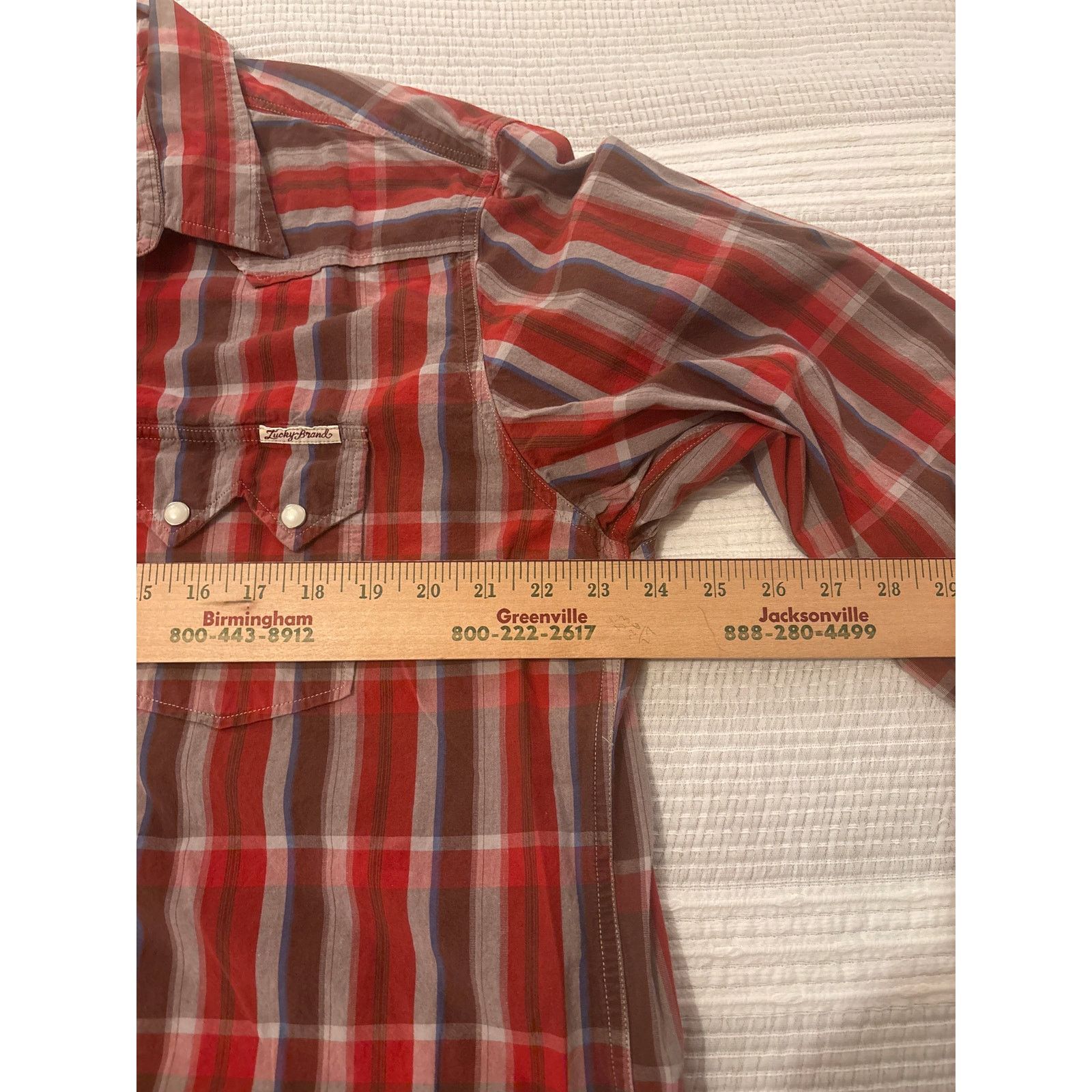 Lucky Brand Lucky Brand Pearl Snap Shirt Size US XL / EU 56 / 4 - 5 Thumbnail
