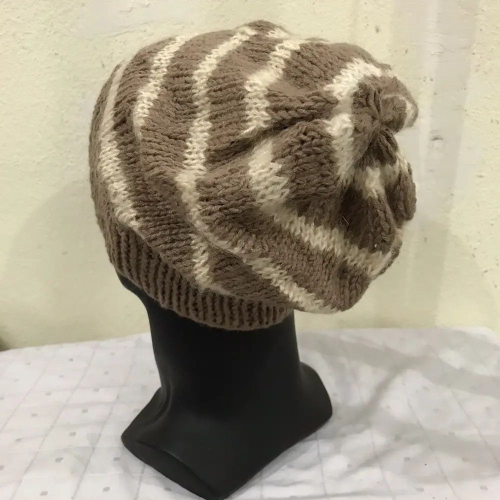 Japanese Brand × Kapital × Vintage Japanese Brand Stripe Design Beanie Hat Size ONE SIZE - 4 Thumbnail