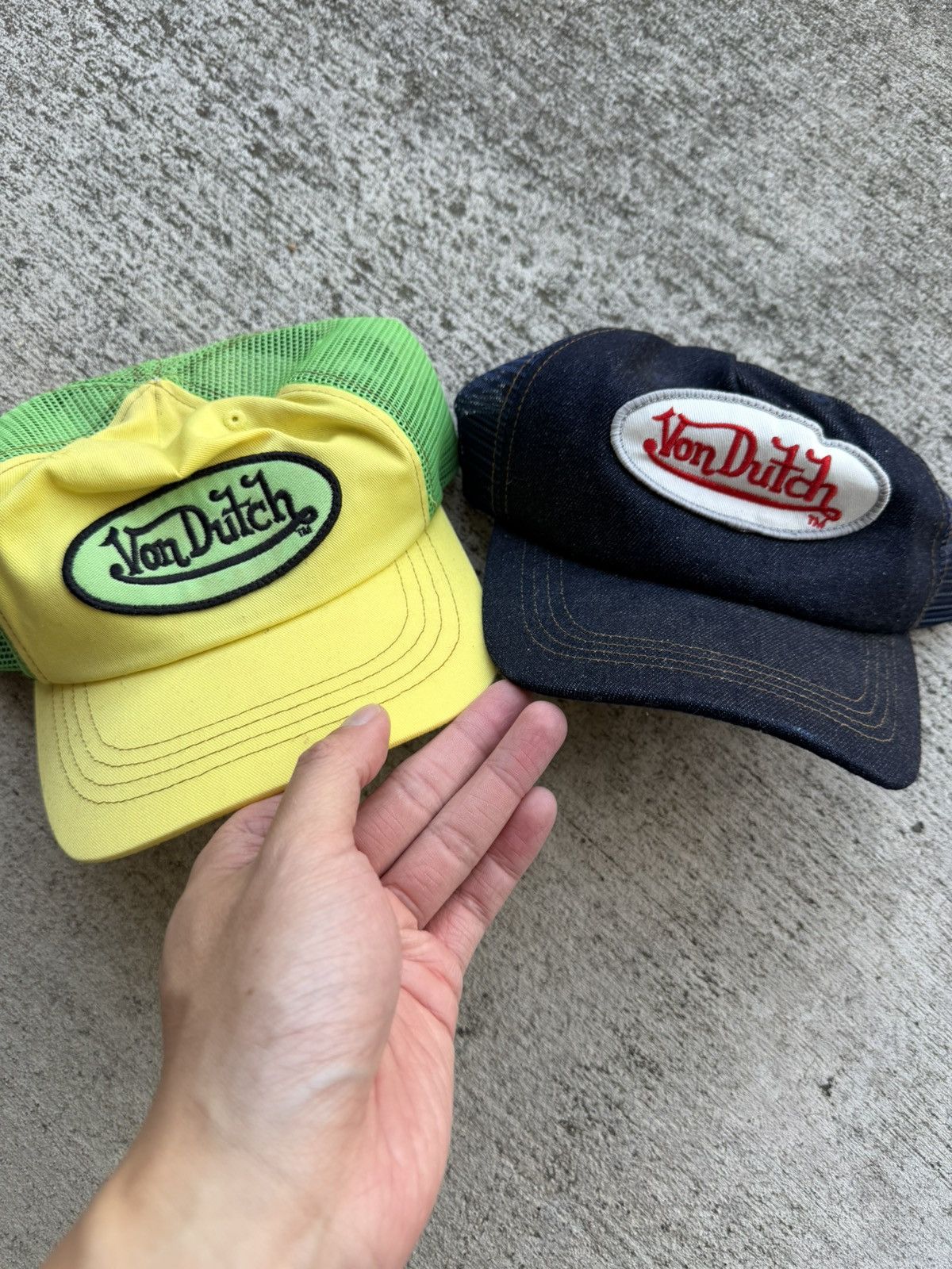 Von Dutch 2 Von Dutch Denim Trucker Hats Size ONE SIZE - 2 Thumbnail