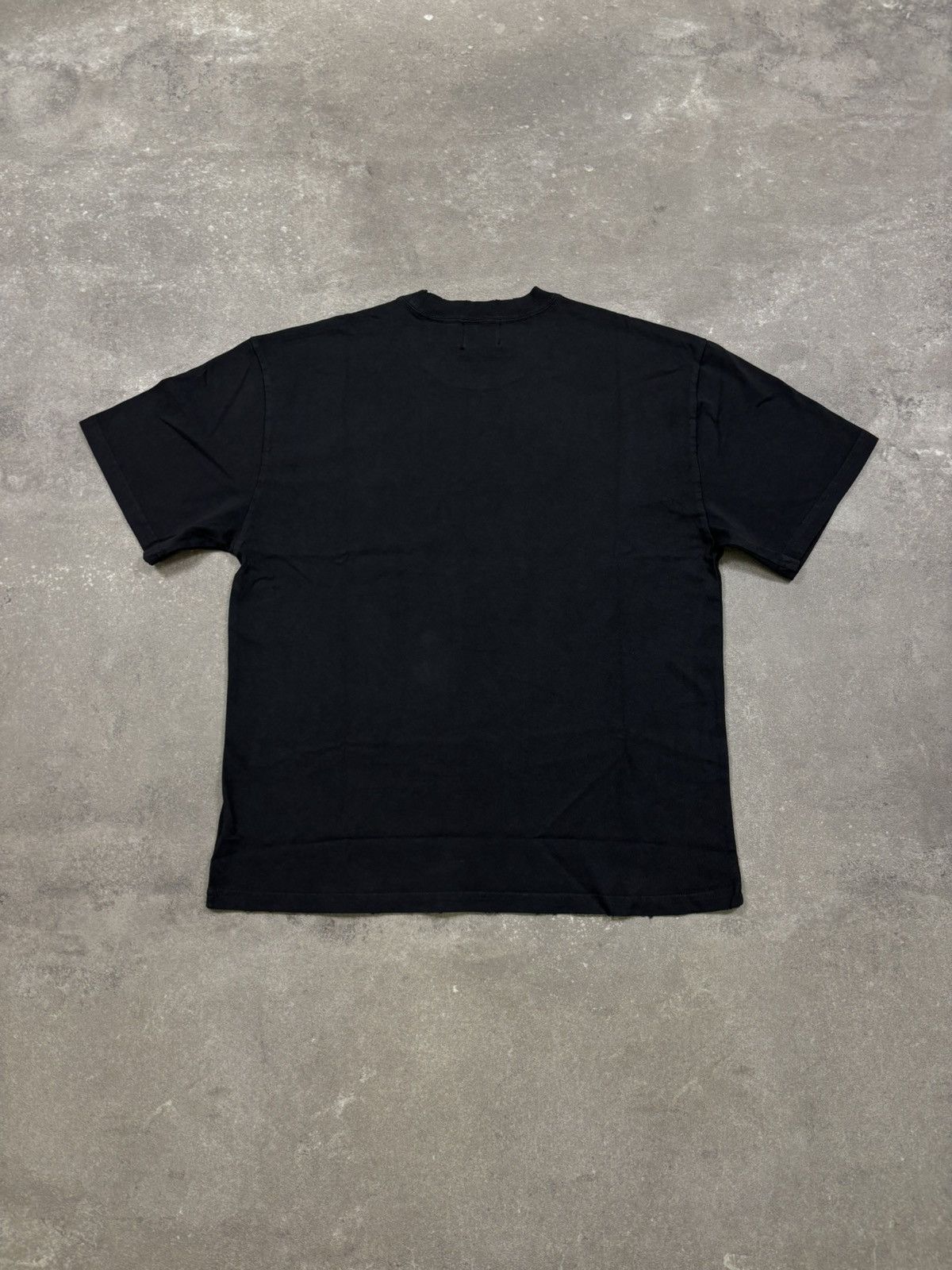 Vintage Warman Fire Circle Skulls Graphic T-Shirt, Washed Black Size US XL / EU 56 / 4 - 2 Thumbnail