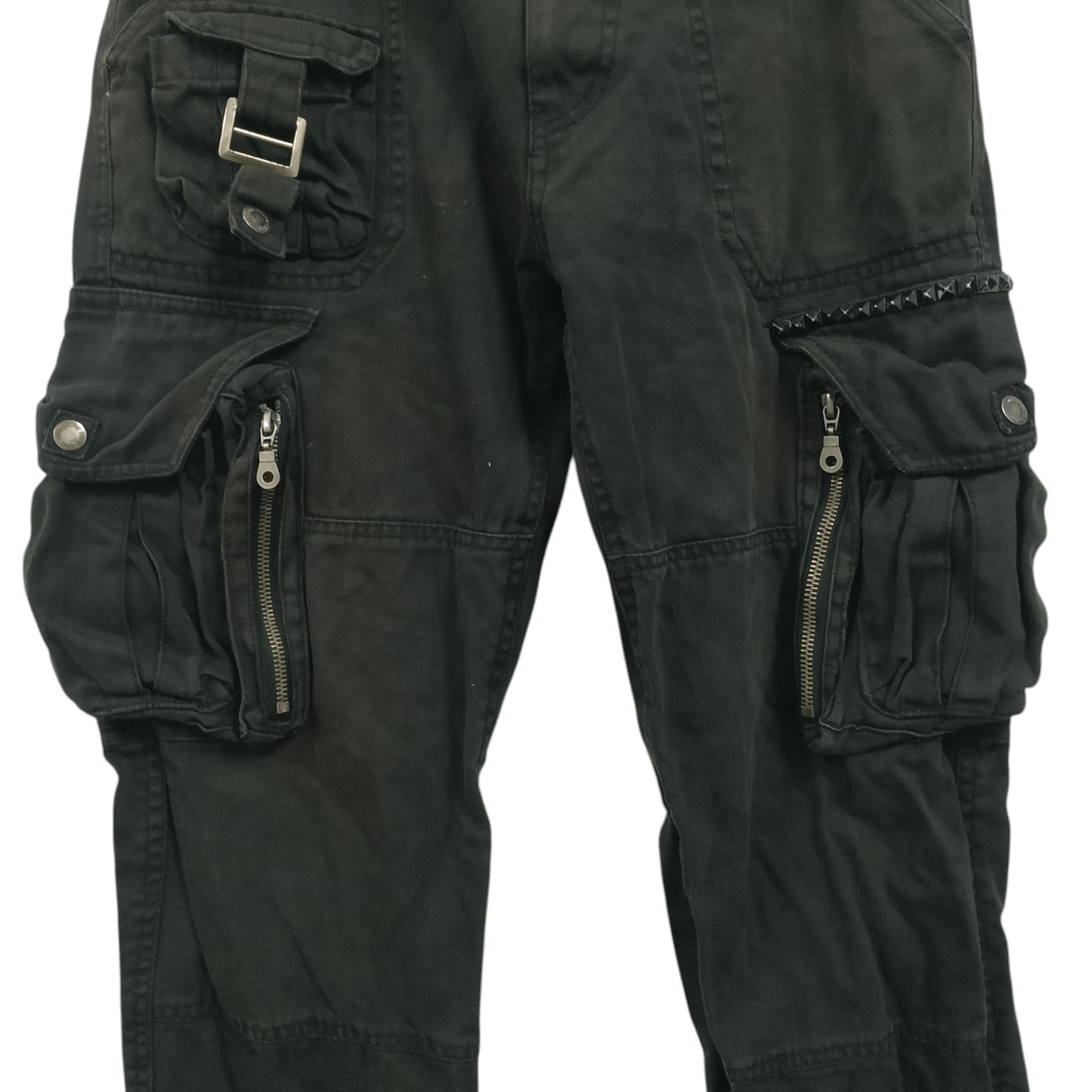 In The Attic Vintage InTheAttic Cargo Pants Y2K Gothic Punk Utility Style Size US 32 / EU 48 - 6 Thumbnail