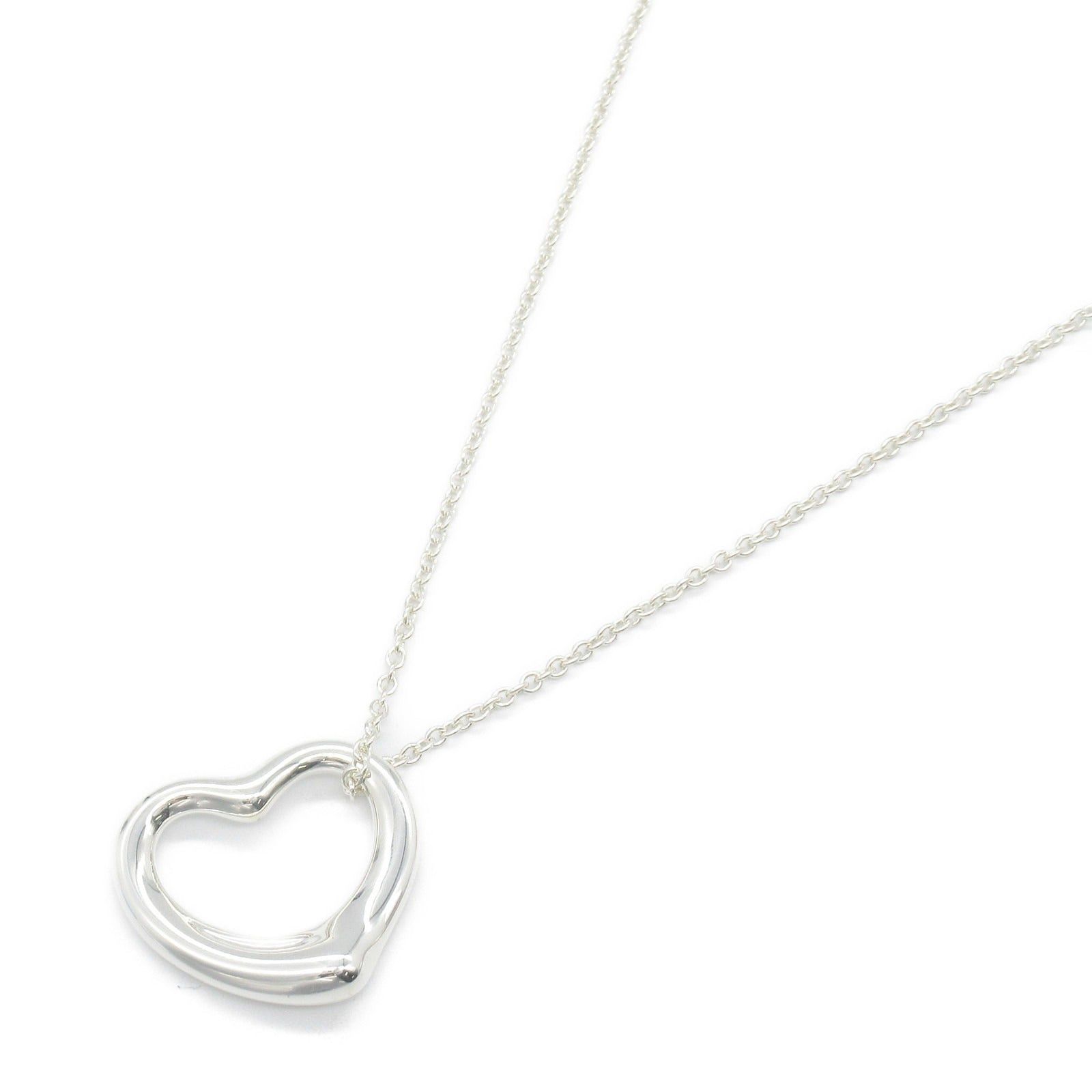 Tiffany & Co. Tiffany Co Open Heart Necklace 925 Silver Size ONE SIZE - 1 Thumbnail