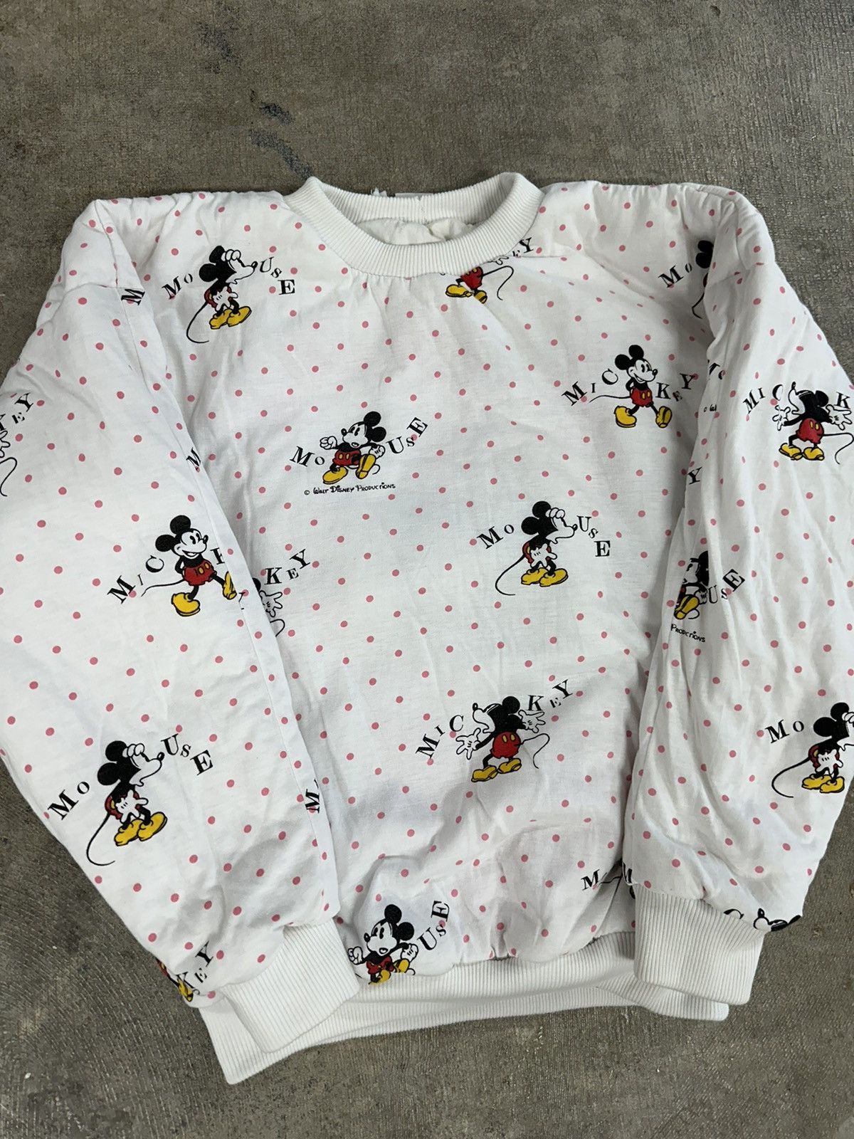 Disney × Mickey Mouse × Vintage Vintage 80s Disney Minnie Mouse Reversible Sweatshirt READ Size M / US 6-8 / IT 42-44 - 9 Thumbnail
