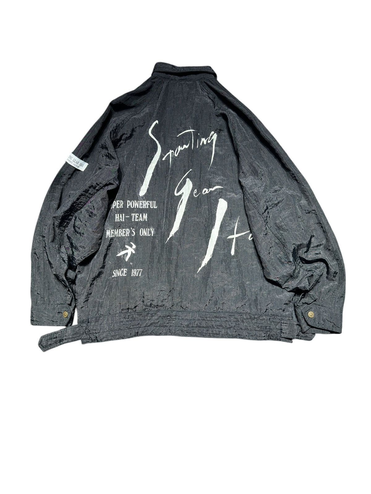 Hai Sporting Gear × Issey Miyake Vintage 80s Hai Sporting Gear Bomber Jacket Spell Out Size US M / EU 48-50 / 2 - 1 Thumbnail
