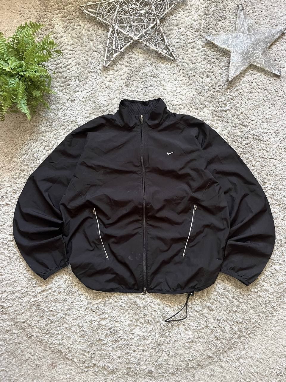 Nike × Vintage 00s Nike Vintage Light Jacket Streetwear Rare Swoosh Logo Size US M / EU 48-50 / 2 - 1 Thumbnail
