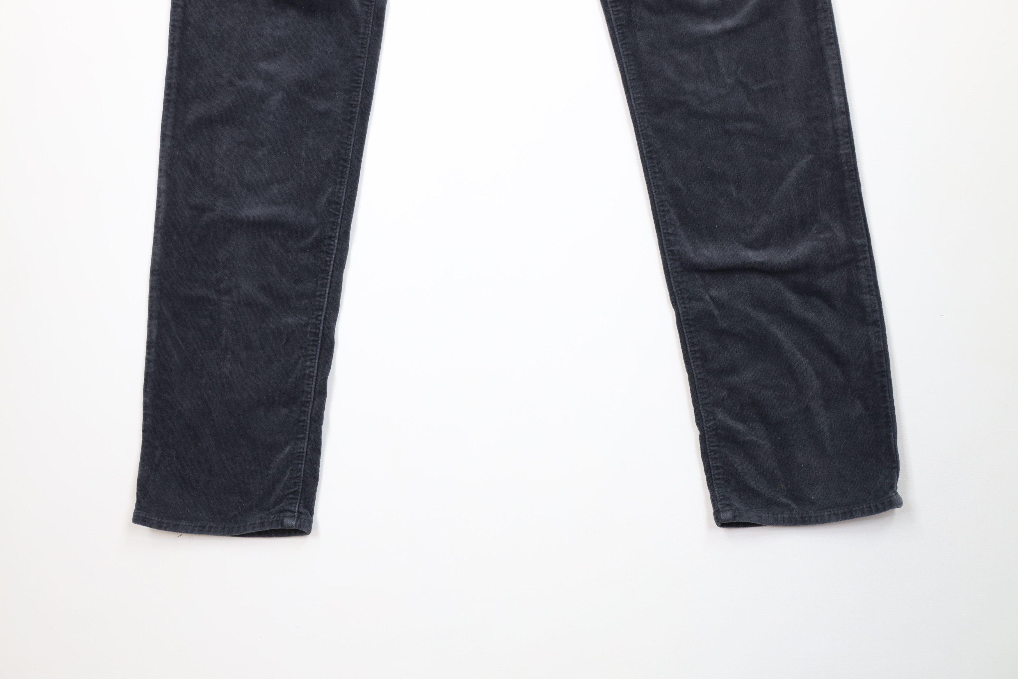 Armani Armani Jeans J35 Skinny Leg Velour Jeans Pants Steel Blue Size 32" / US 10 / IT 46 - 4 Thumbnail
