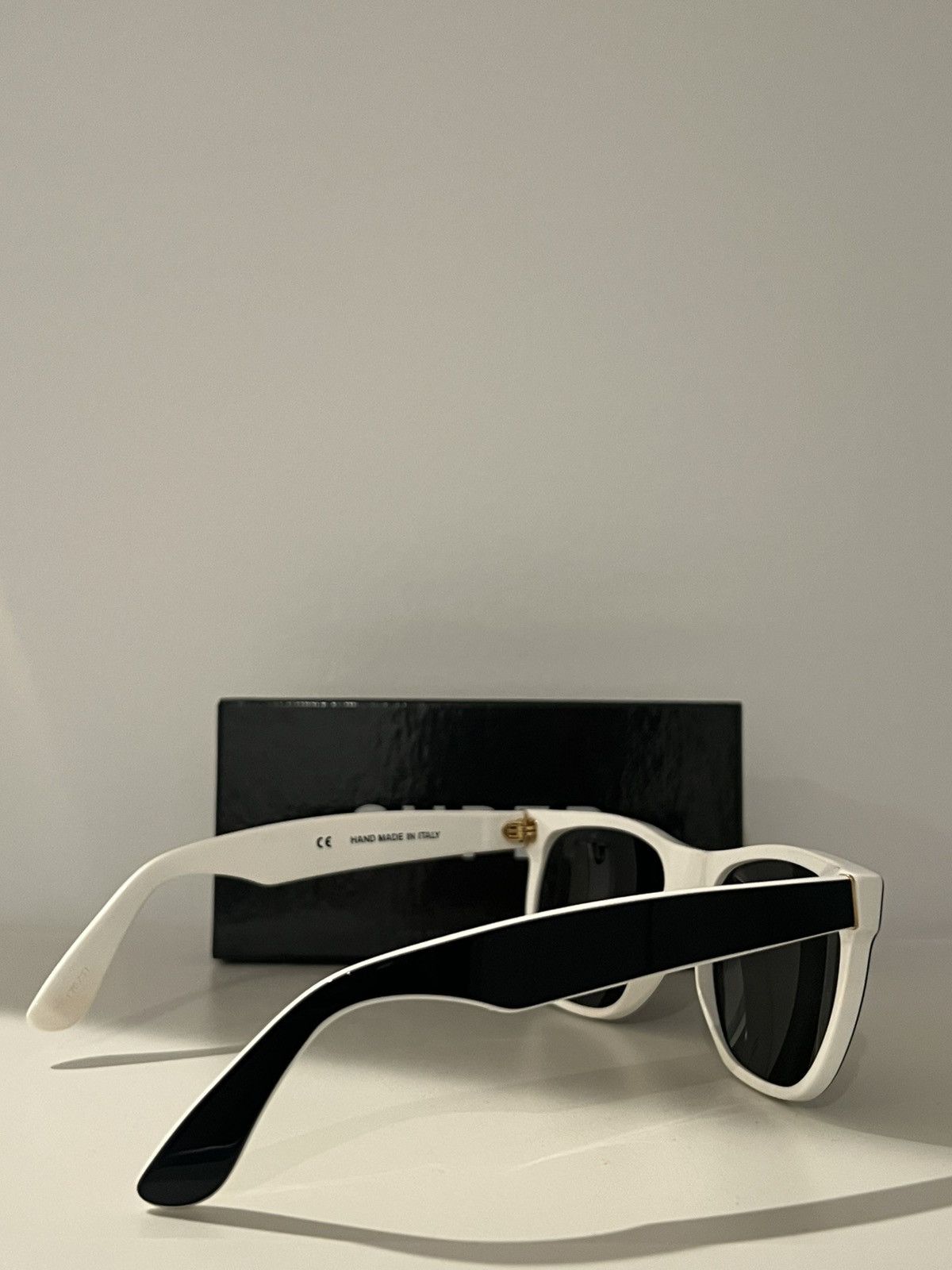 Retrosuperfuture Retrosuperfuture Black, White, Gold Sunglasses Size ONE SIZE - 2 Thumbnail