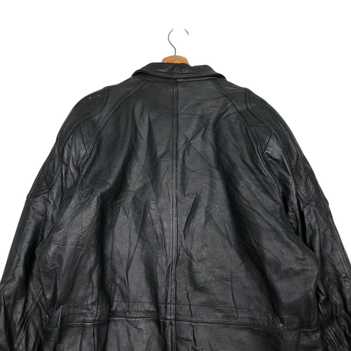 Japanese Brand 🔥VINTAGE BIKER LEATHE RJACKET BLANKET D’HOMME A HOMME Size US M / EU 48-50 / 2 - 11 Thumbnail