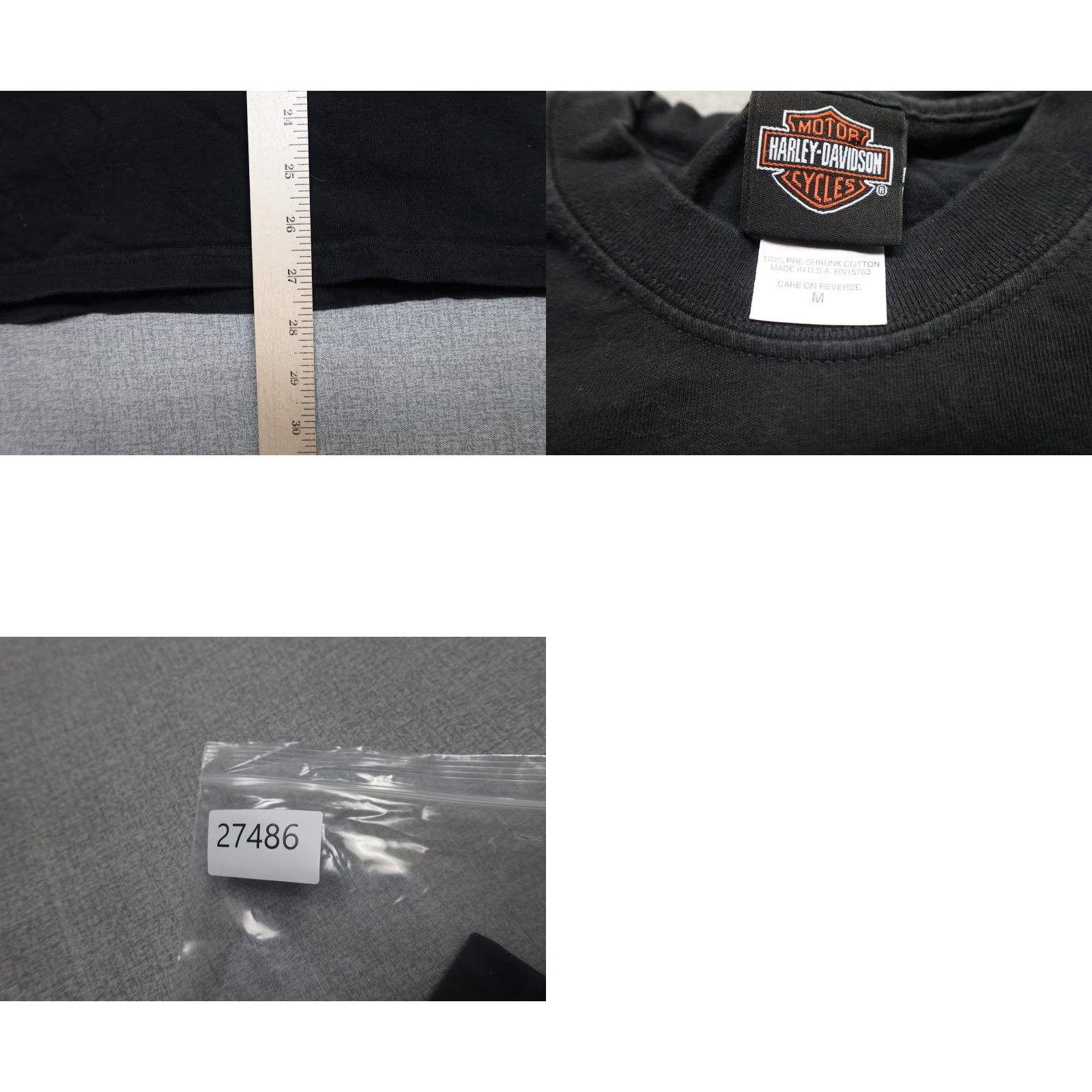 Harley Davidson Harley-Davidson Shirt Mens Medium Black USA Milwaukee House Of Harley-Davidson Size US M / EU 48-50 / 2 - 8 Thumbnail