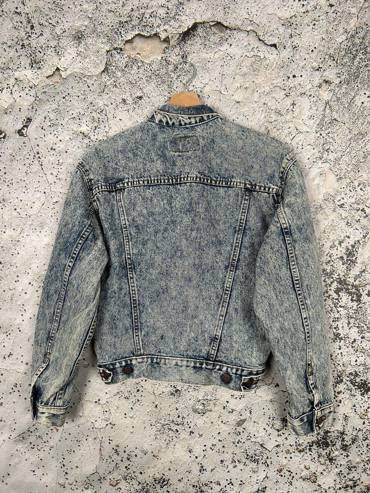 Levi's Vintage Clothing Vintage Levis 90s Made in USA Denim Jacket Avant Garde Size L / US 10 / IT 46 - 5 Thumbnail