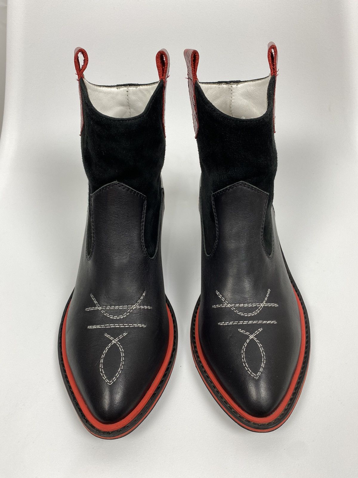 Designer Stefania Georgia Genuine Leather Boots size 38 Size US 8 / IT 38 - 2 Thumbnail