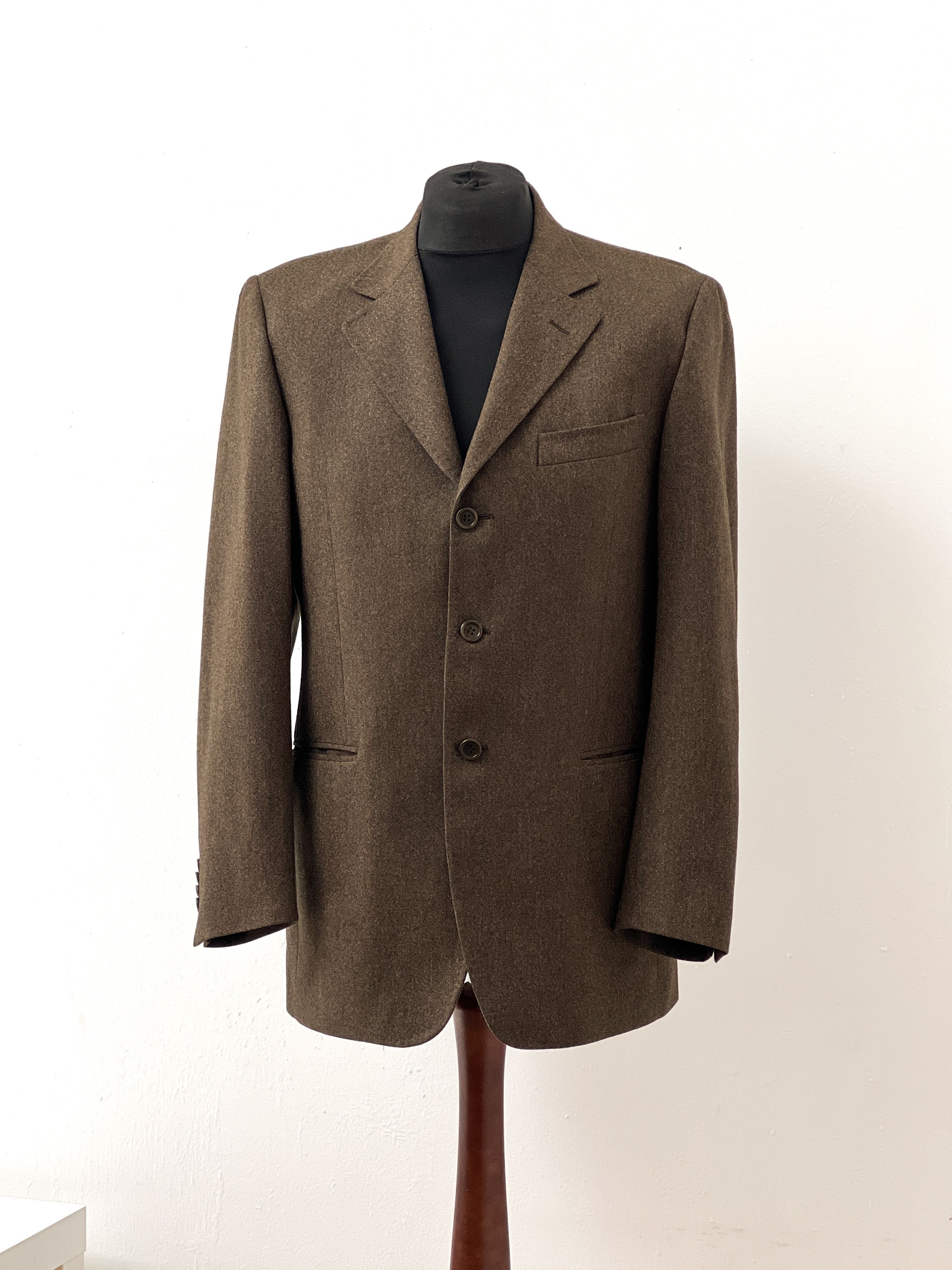 Vintage Prandino Vintage Pura Lana Vergine WoolMark blazer Size 54R - 9 Thumbnail