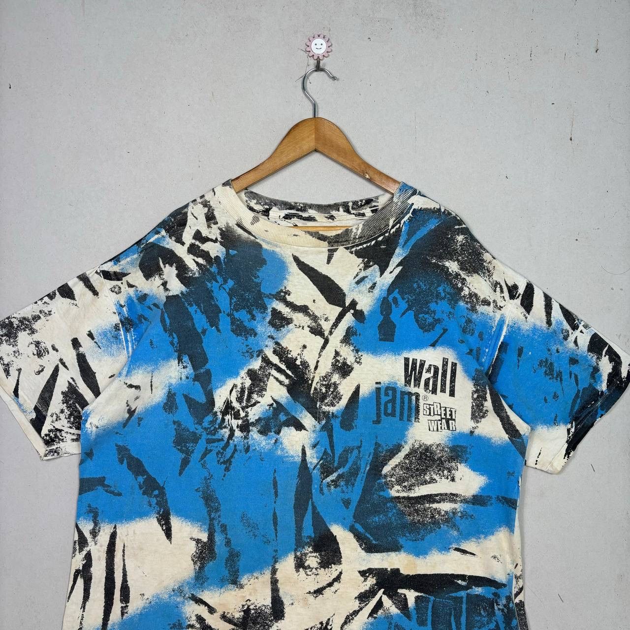 Vintage Vintage 1989 Wall Jam Street Wear AOP Skate Shirt L Size US L / EU 52-54 / 3 - 3 Thumbnail