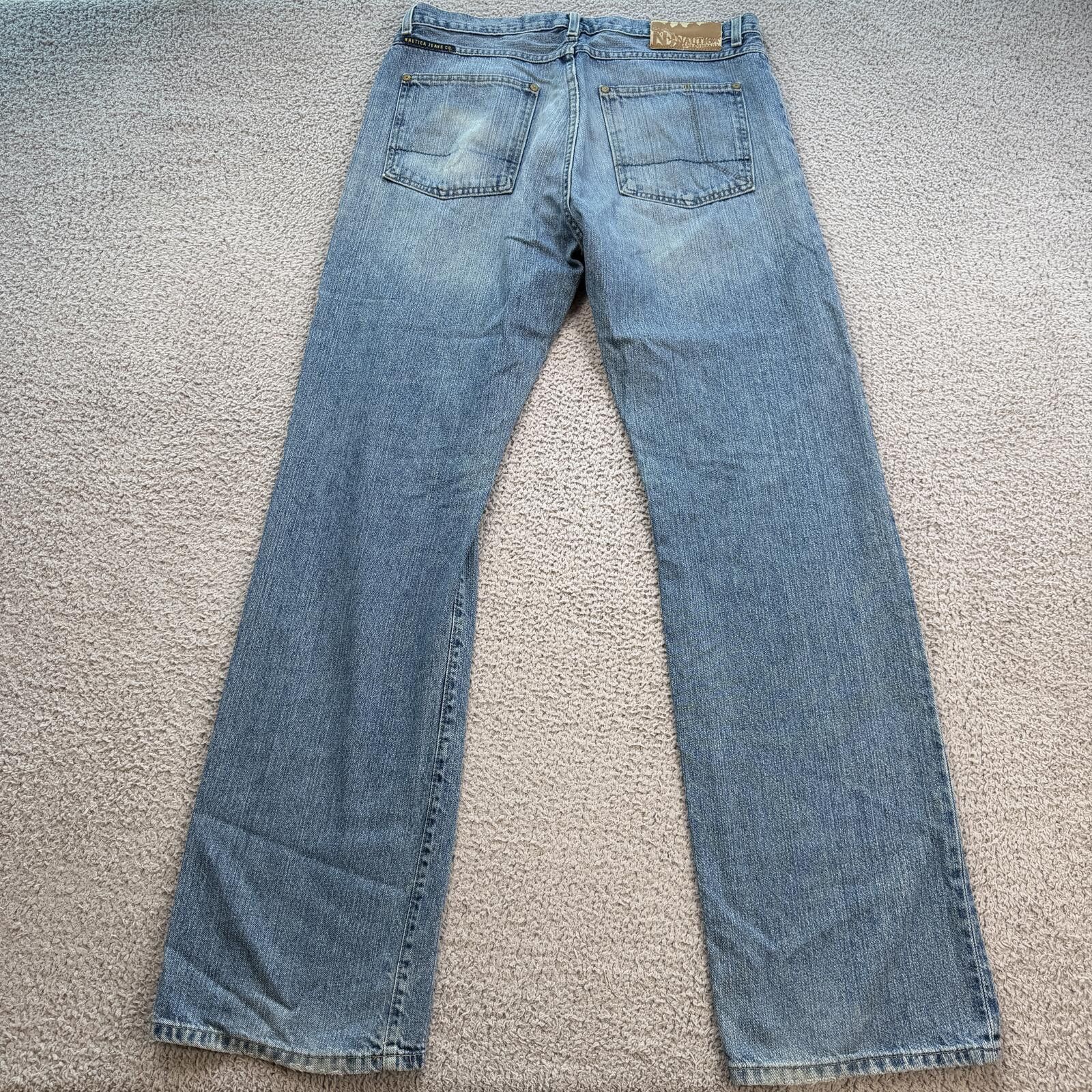 Nautica Vintage Nautica Jeans Co Blue Denim Jeans 34x34 Relaxed Fit Size US 34 / EU 50 - 6 Thumbnail