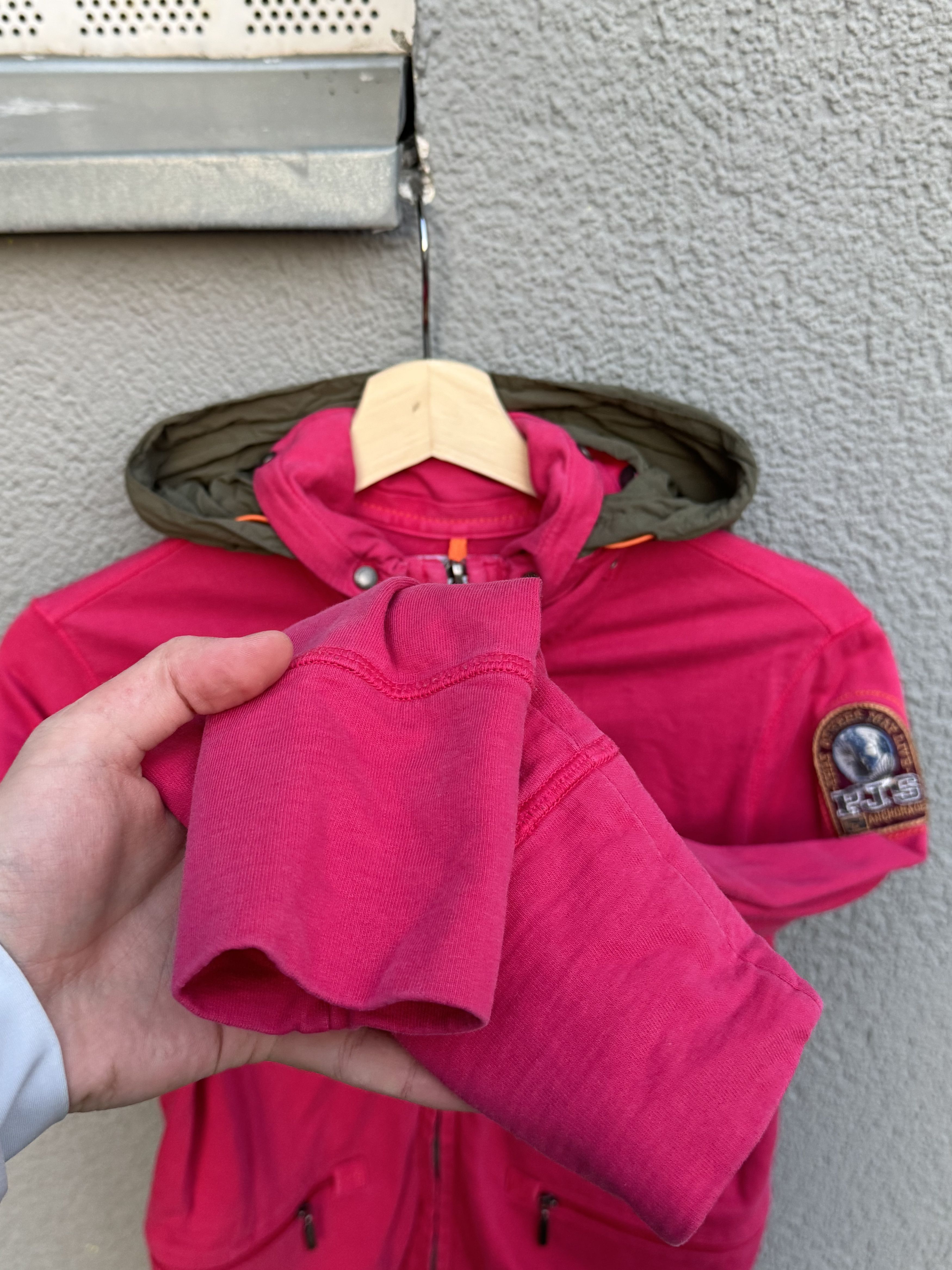 Japanese Brand × Parajumpers Parajumpers Women’s Hoodie Pink Size M Size M / US 6-8 / IT 42-44 - 2 Thumbnail