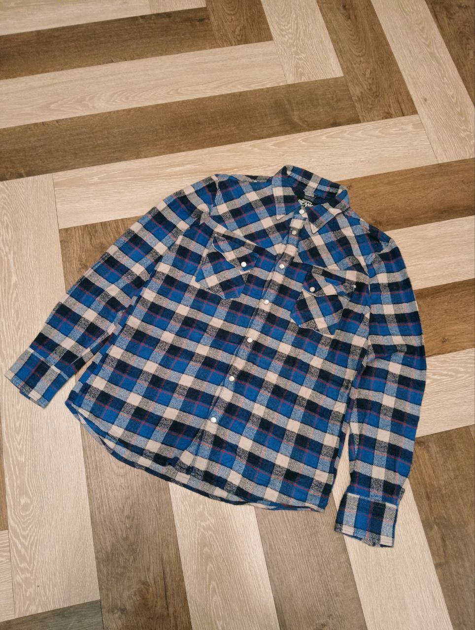 Beams Japan BEAMS JAPAN FLANNEL SHIRT - SIZE L Size US L / EU 52-54 / 3 - 2 Thumbnail