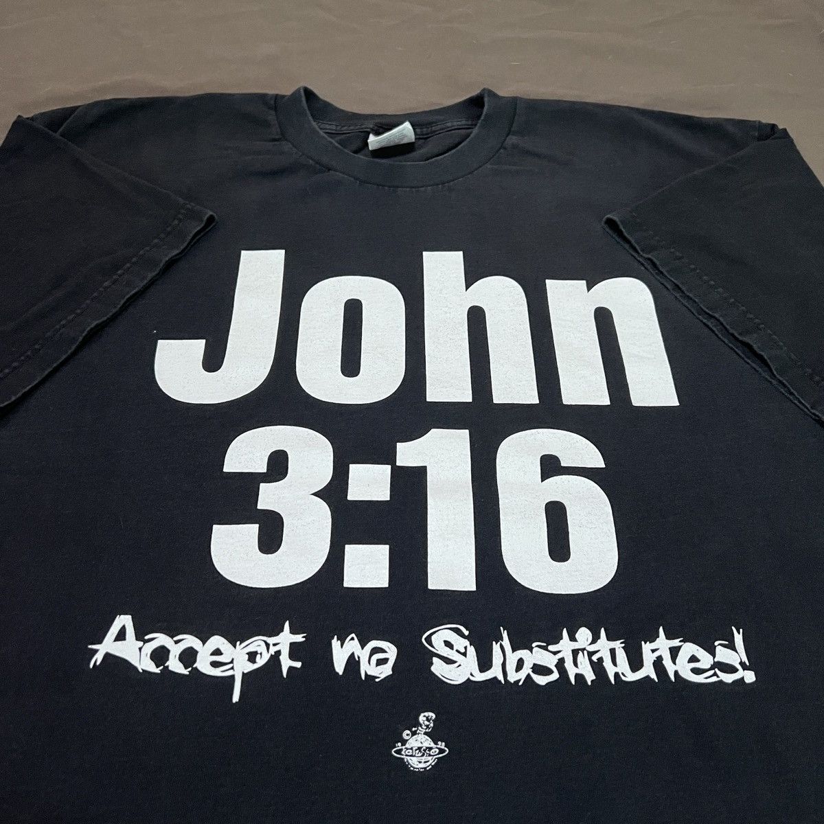 Vintage Vintage 90s Jesus God Bible Holy Stone Cold Parody Tee XL Size US XL / EU 56 / 4 - 5 Thumbnail
