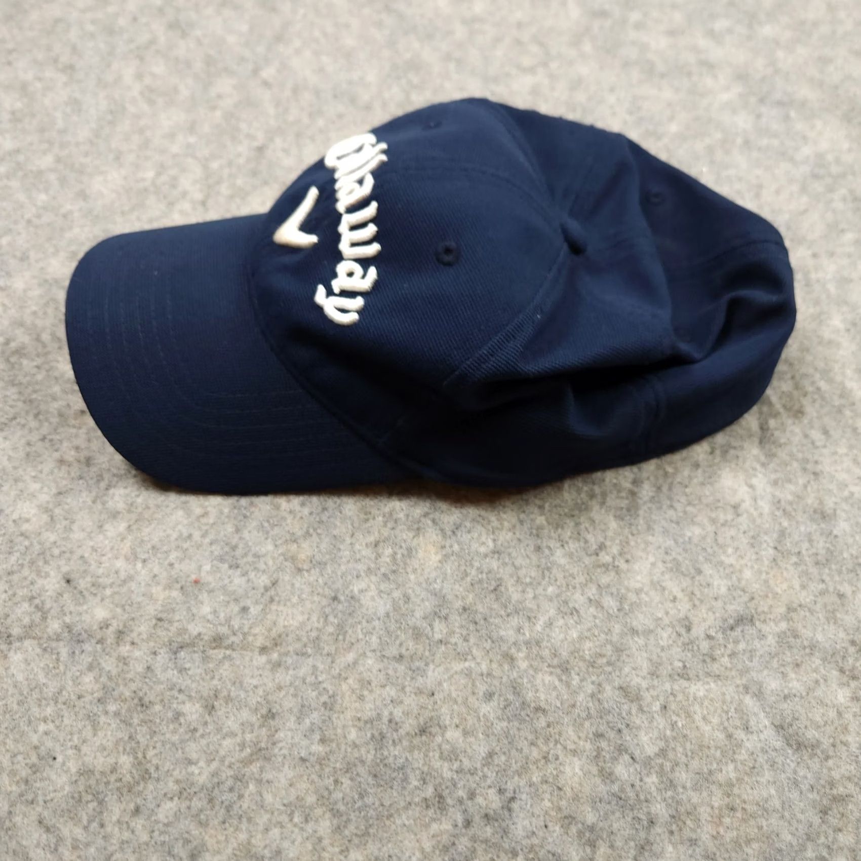 Callaway Callaway Hat Cap Adult Blue White Adjustable Flex Logo Golf Hat Size ONE SIZE - 3 Thumbnail