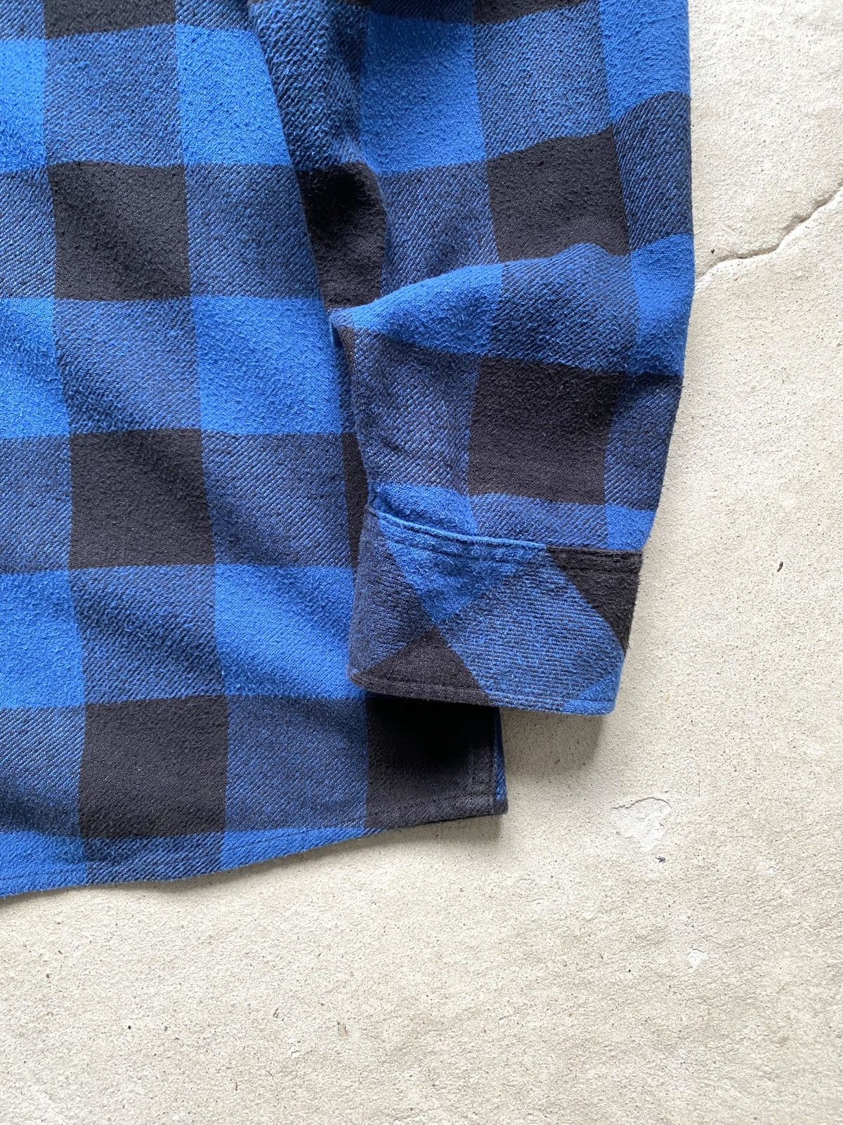 Dickies × Vintage Vintage Dickies Flannel Shirt Workwear Button Up Blue XLarge Size US XL / EU 56 / 4 - 7 Thumbnail