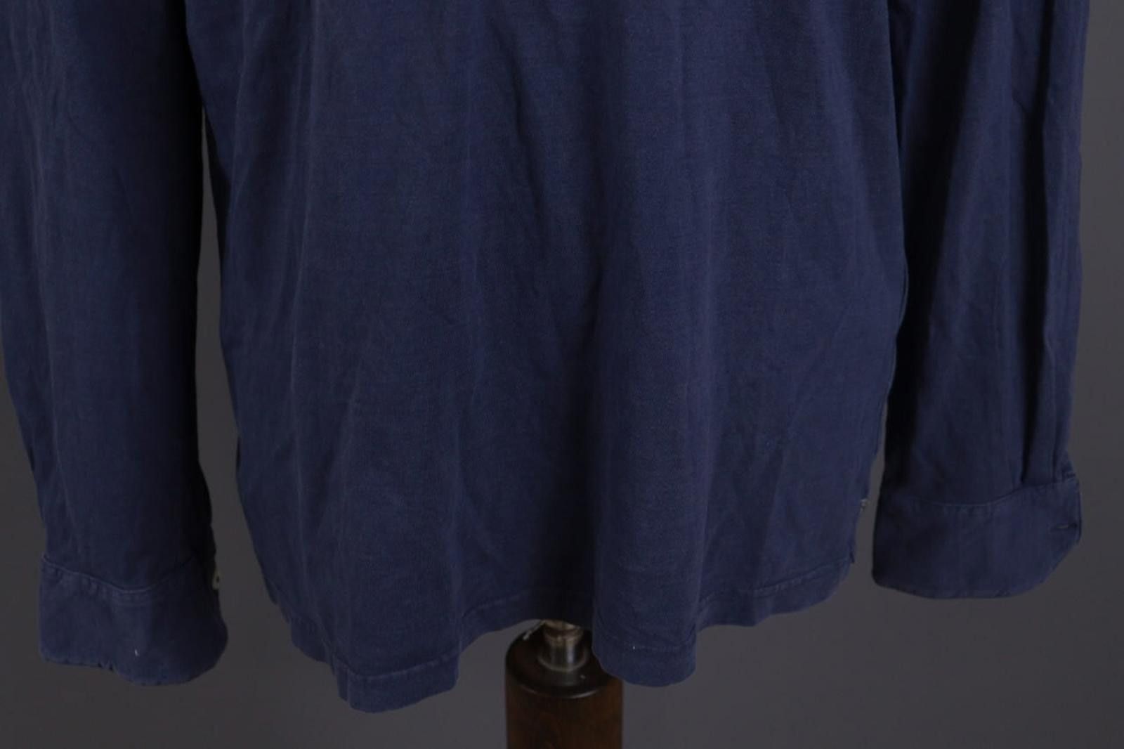 Eleventy Eleventy Blue Summer Long Sleeve Polo Shirt Size 3XL Size US XXL / EU 58 / 5 - 2 Thumbnail