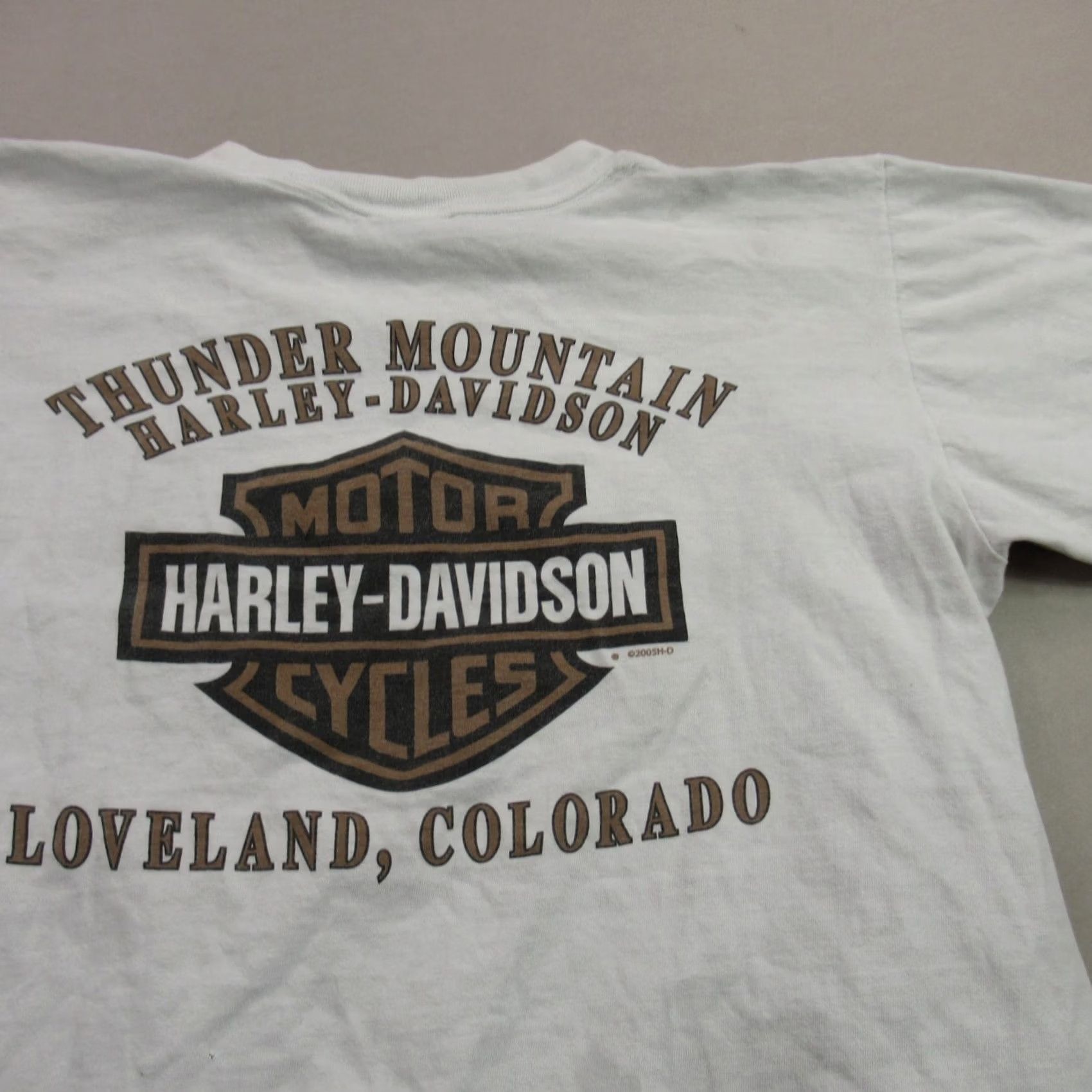 Harley Davidson Harley-Davidson Shirt Mens Large Short Sleeve Crew Neck White Vintage: No (adjusted to original? but must use original words only) Size US L / EU 52-54 / 3 - 7 Thumbnail