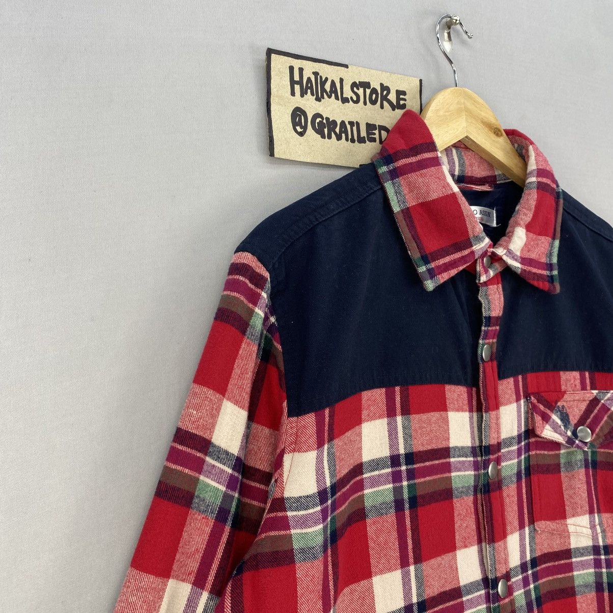 Flannel U.S Polo Assn Plaid-Check Flannel Light Jacket Size US L / EU 52-54 / 3 - 2 Thumbnail