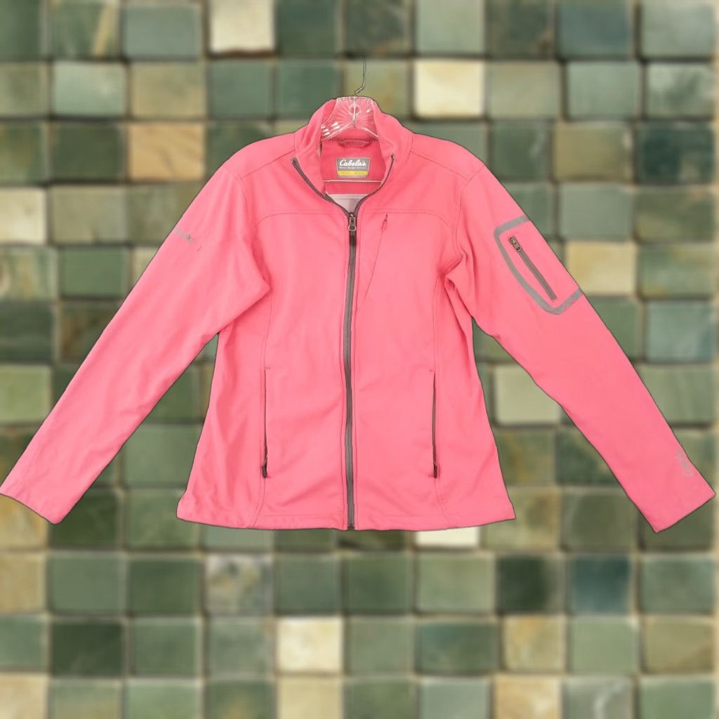 Vintage Cabela's Womens Pink Long Sleeve Full Zip Windstopper Jacket M - Jacket, Womens, Pink, Full Zip, Windstopper, Long Sleeve Size M / US 6-8 / IT 42-44 - 1 Thumbnail