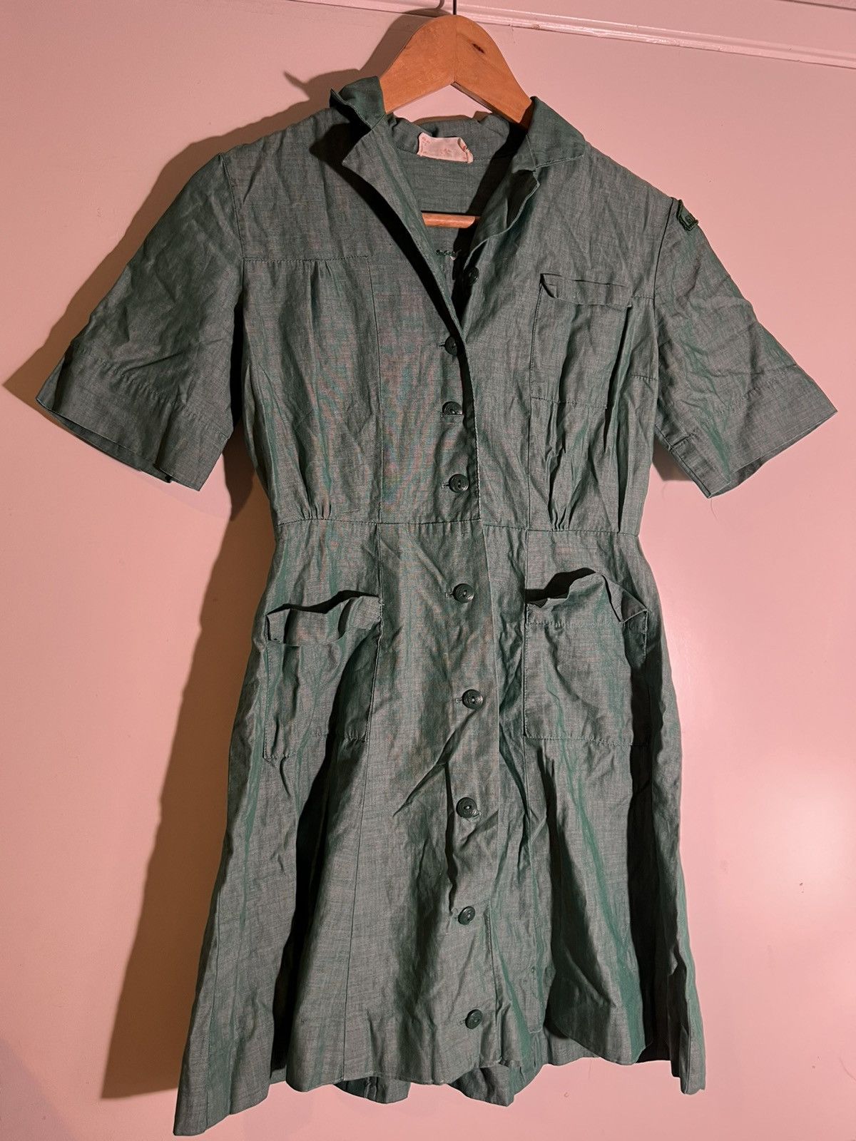 Vintage 70’s 80’s VTG Vintage Girl Scouts of America USA Retro Dress Size S / US 4 / IT 40 - 1 Thumbnail