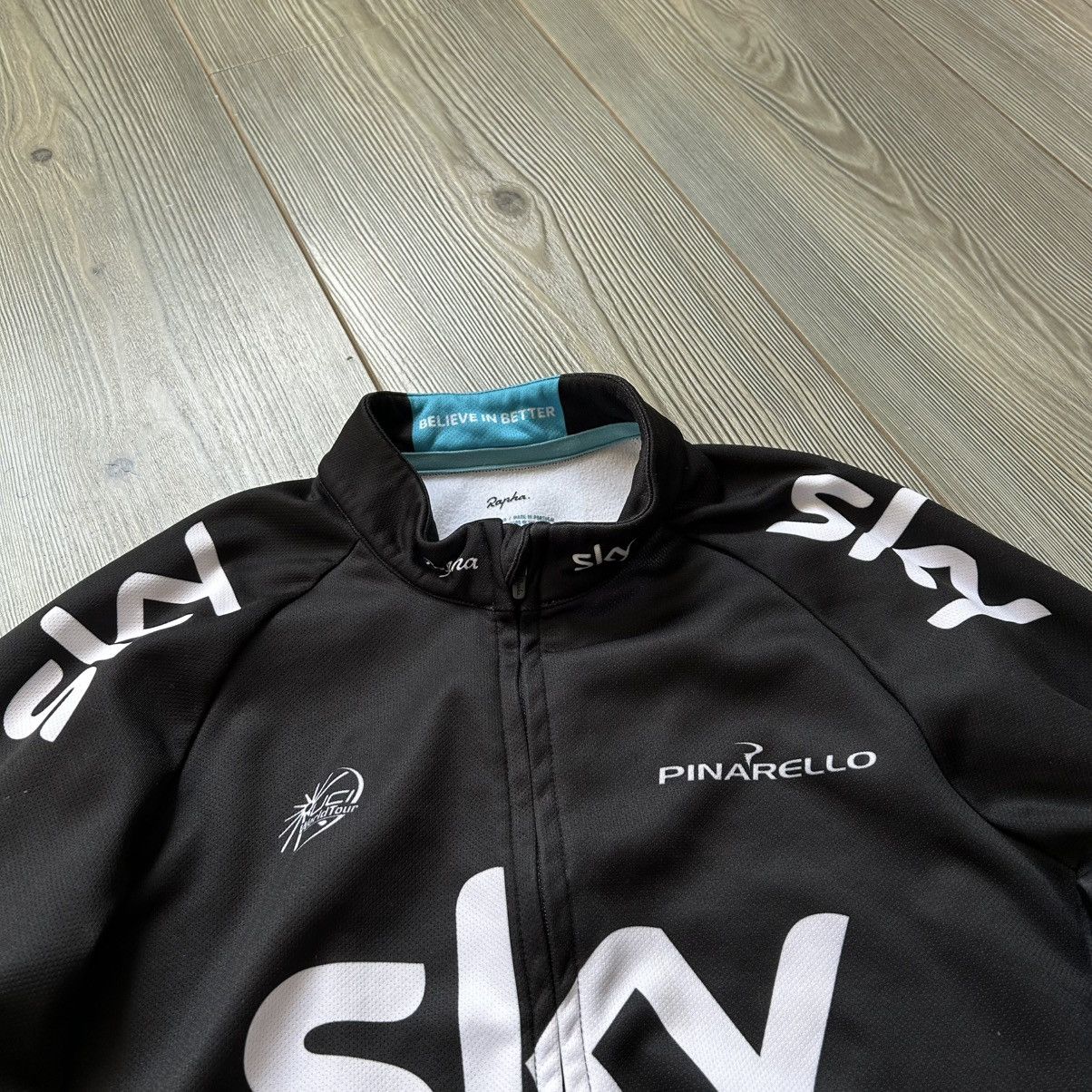 Rapha Rapha Sky Team Long Sleeve Zip Cycle Jersey L Size US L / EU 52-54 / 3 - 4 Thumbnail