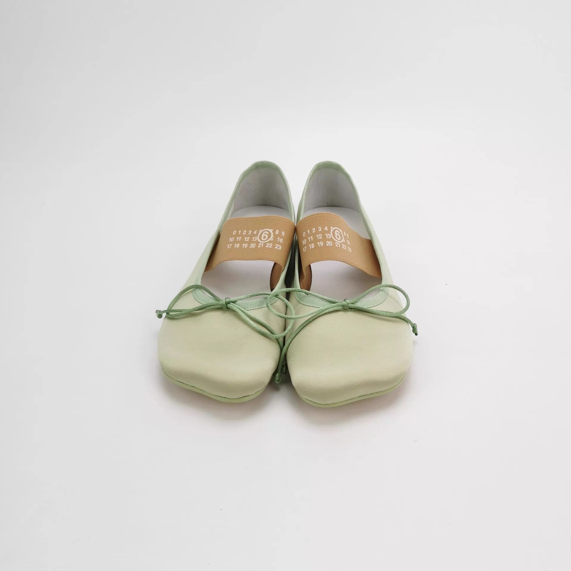 Maison Margiela Maison Margiela MM6 Apple Green Bow Ballet Flats 36.5 Size US 6 / IT 36 - 5 Thumbnail