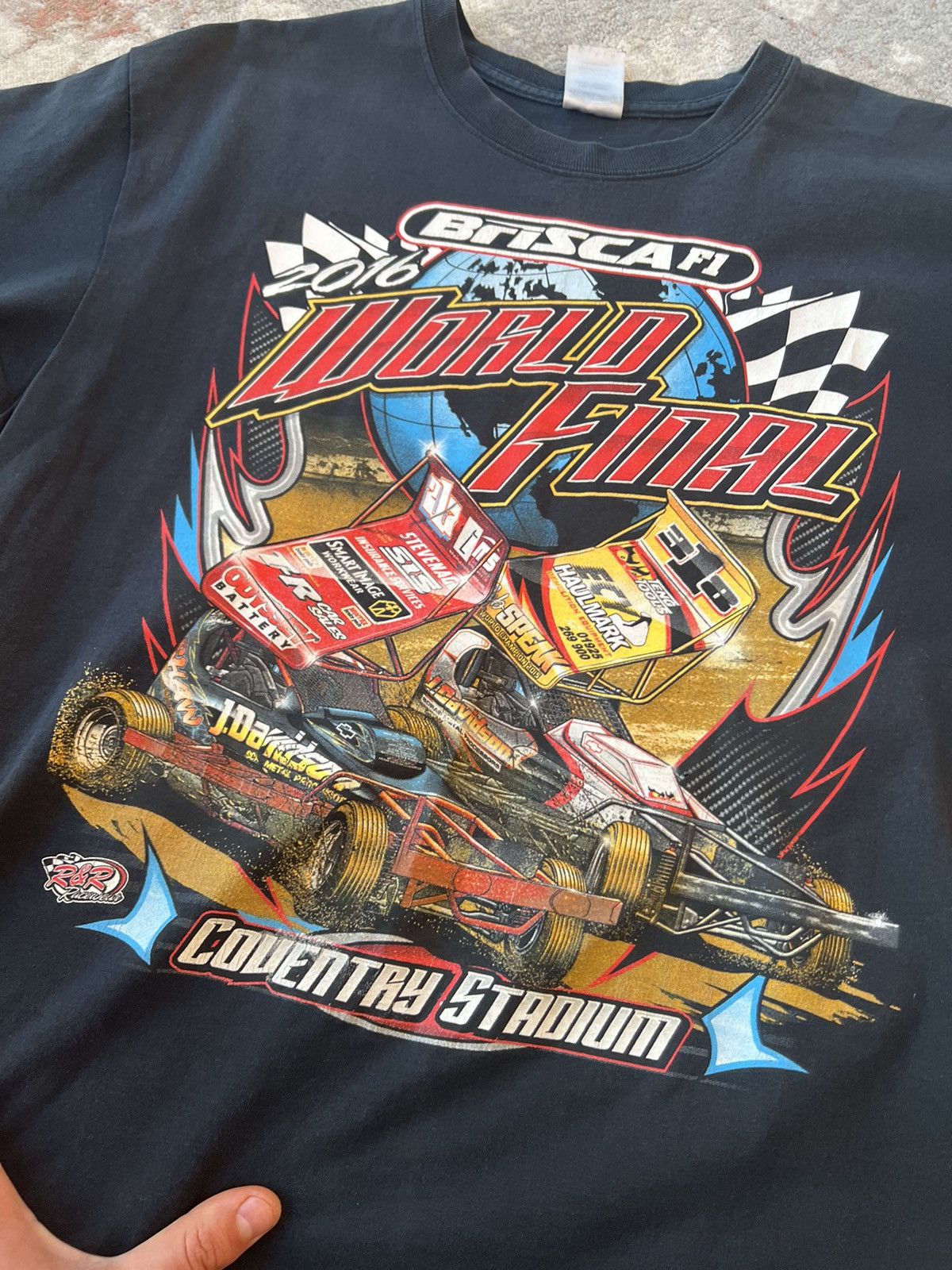 Formula 1 BriSCA F1 Vintage World Final Tee Size US L / EU 52-54 / 3 - 2 Thumbnail