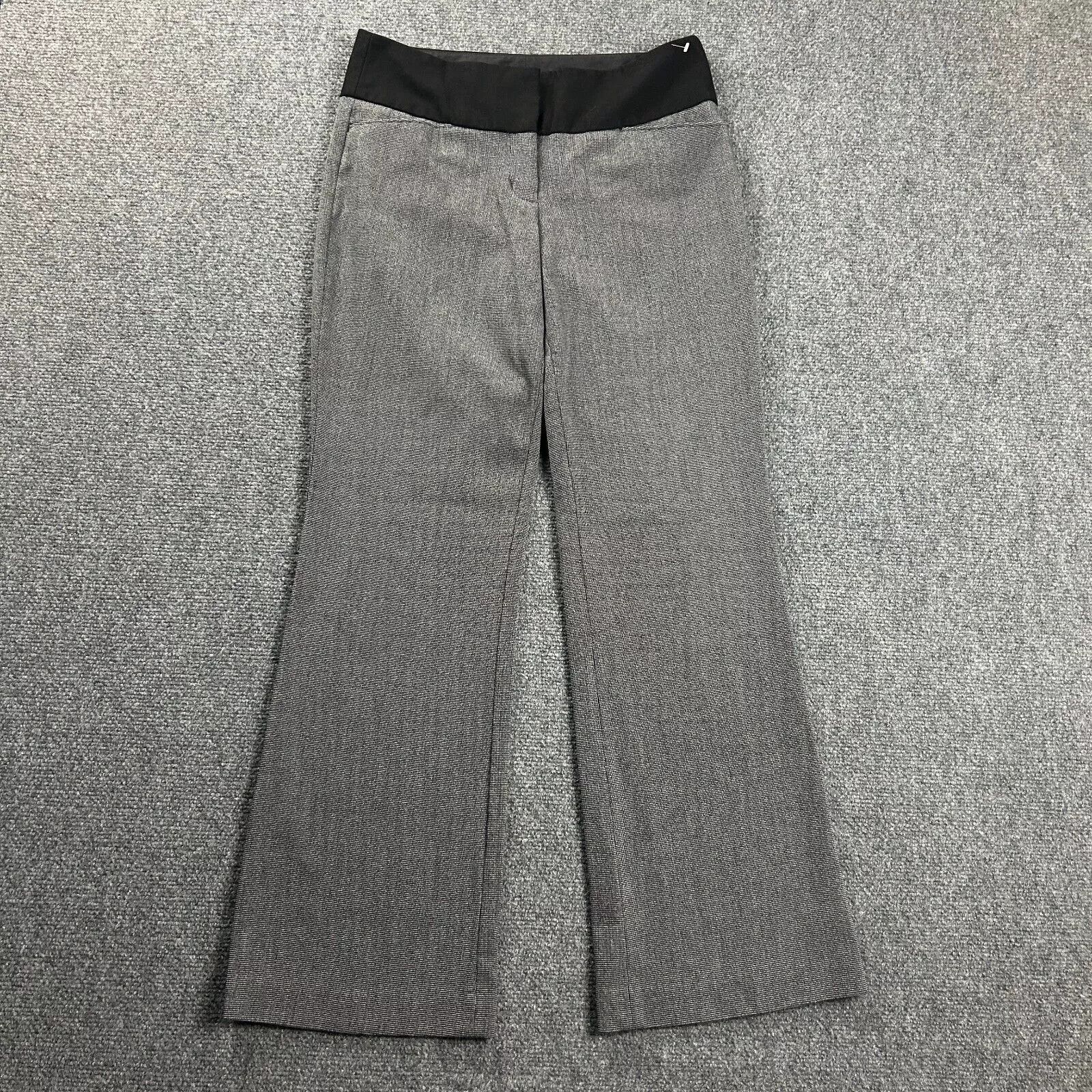 Express Express Pants Womens 2R Gray Editor Bootcut Polyester Blend Size 26" / US 2 / IT 38 - 1 Thumbnail