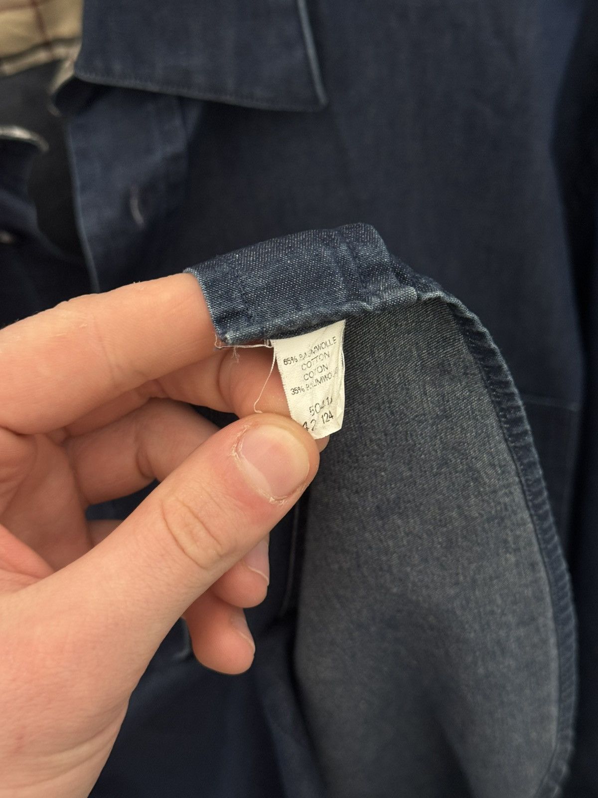 Burberry Vintage Blue Shirt Burberry Size US L / EU 52-54 / 3 - 7 Thumbnail