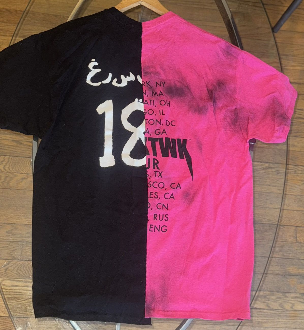 Handmade WESTSIDE GUNN GRISELDA HALF & HALF T-SHIRT Size US XL / EU 56 / 4 - 2 Thumbnail