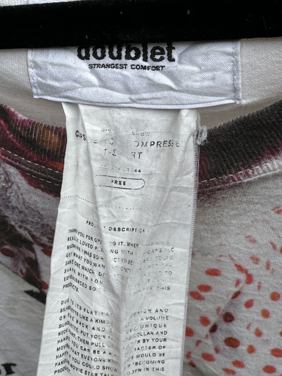 Doublet DOUBLET TOY CAPSULE MOVIE POSTER FACEOUT COMPRESSED T-SHIRT Size US L / EU 52-54 / 3 - 5 Thumbnail