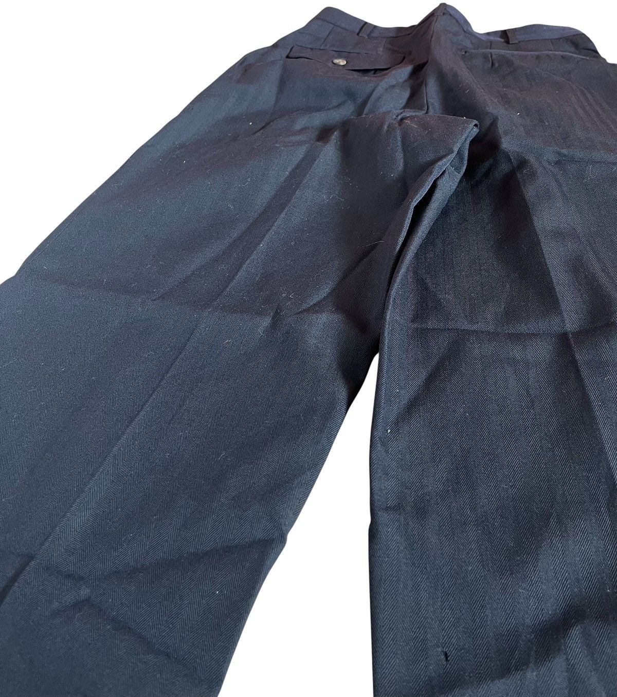 Comme des Garcons TAX FREE 🇺🇸 cdg homme high waist wide fit wool trousers Size US 27 - 3 Thumbnail