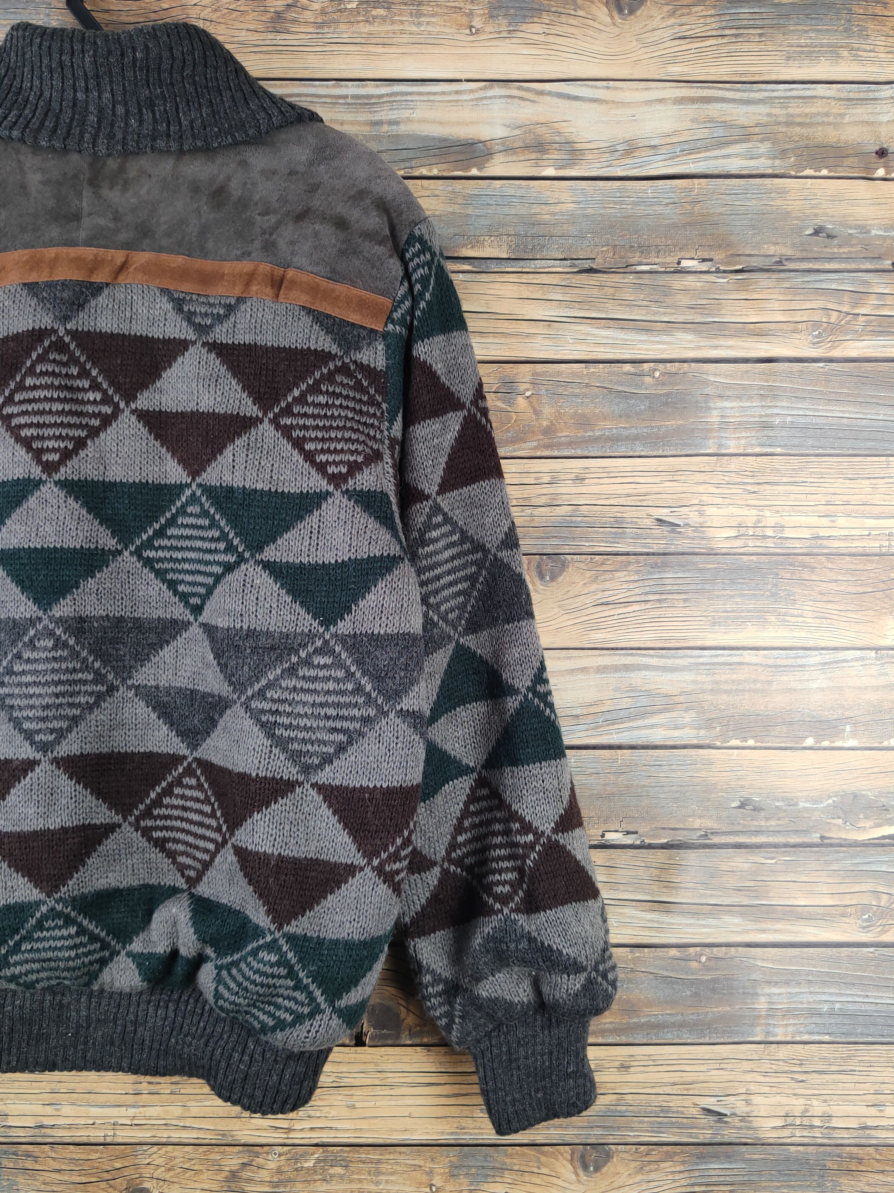 Vintage DL Bi Colman Dark Gray Knitwear Sweaters #1380 Size US L / EU 52-54 / 3 - 9 Thumbnail