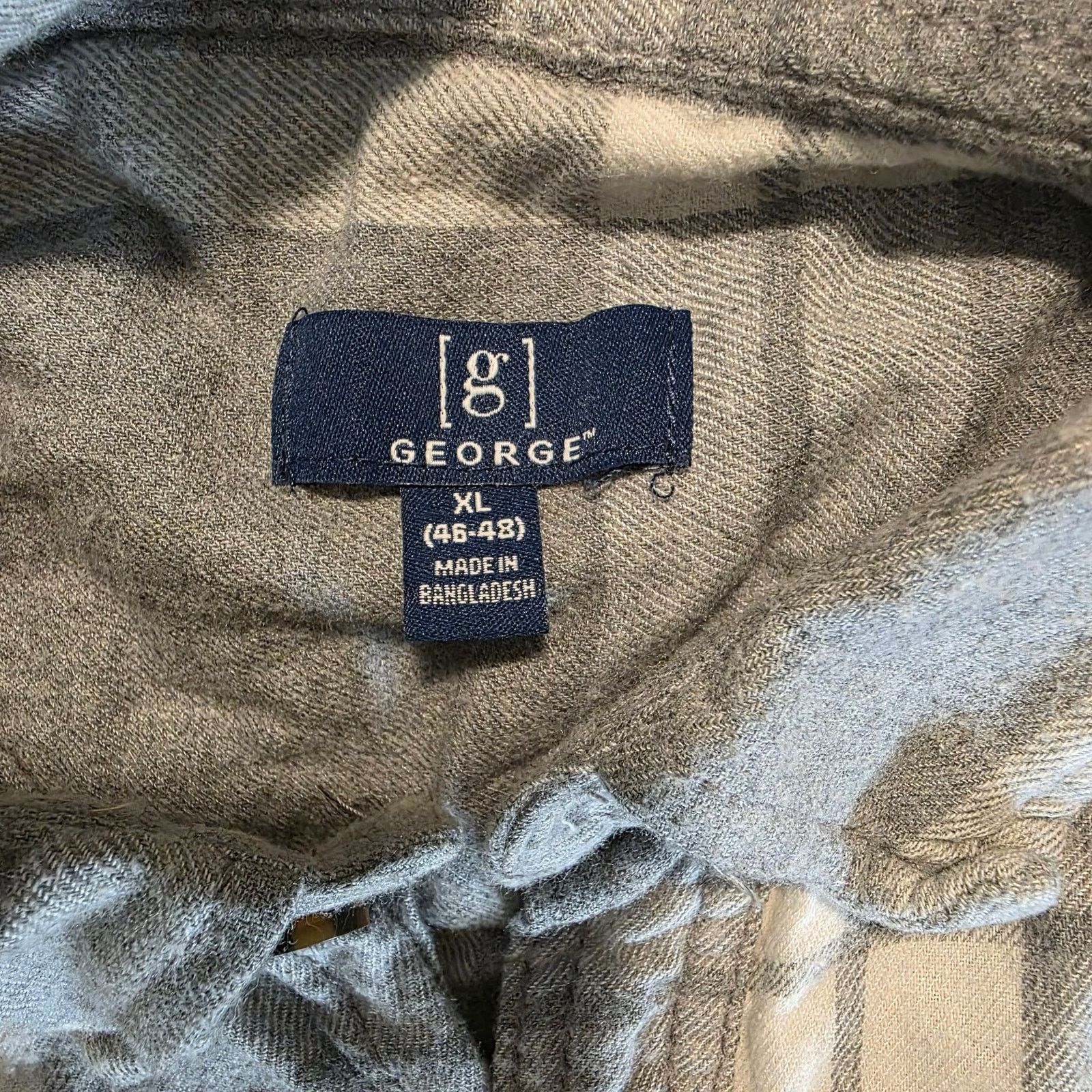 George George Plaid Button Up George XL (46-48) Size US XL / EU 56 / 4 - 3 Thumbnail
