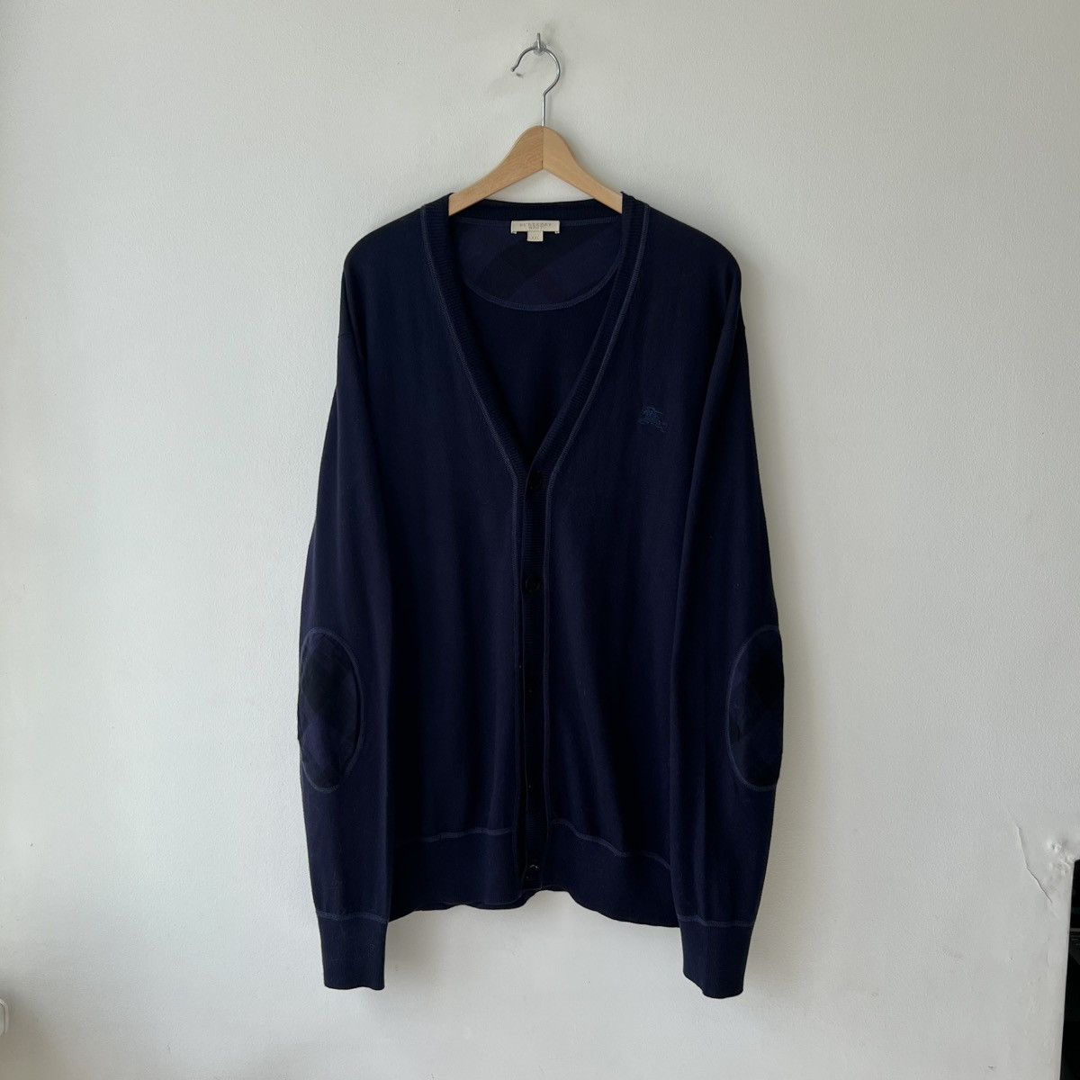 Burberry Burberry Button Up Sweater Cardigan Navy Size US XL / EU 56 / 4 - 1 Thumbnail