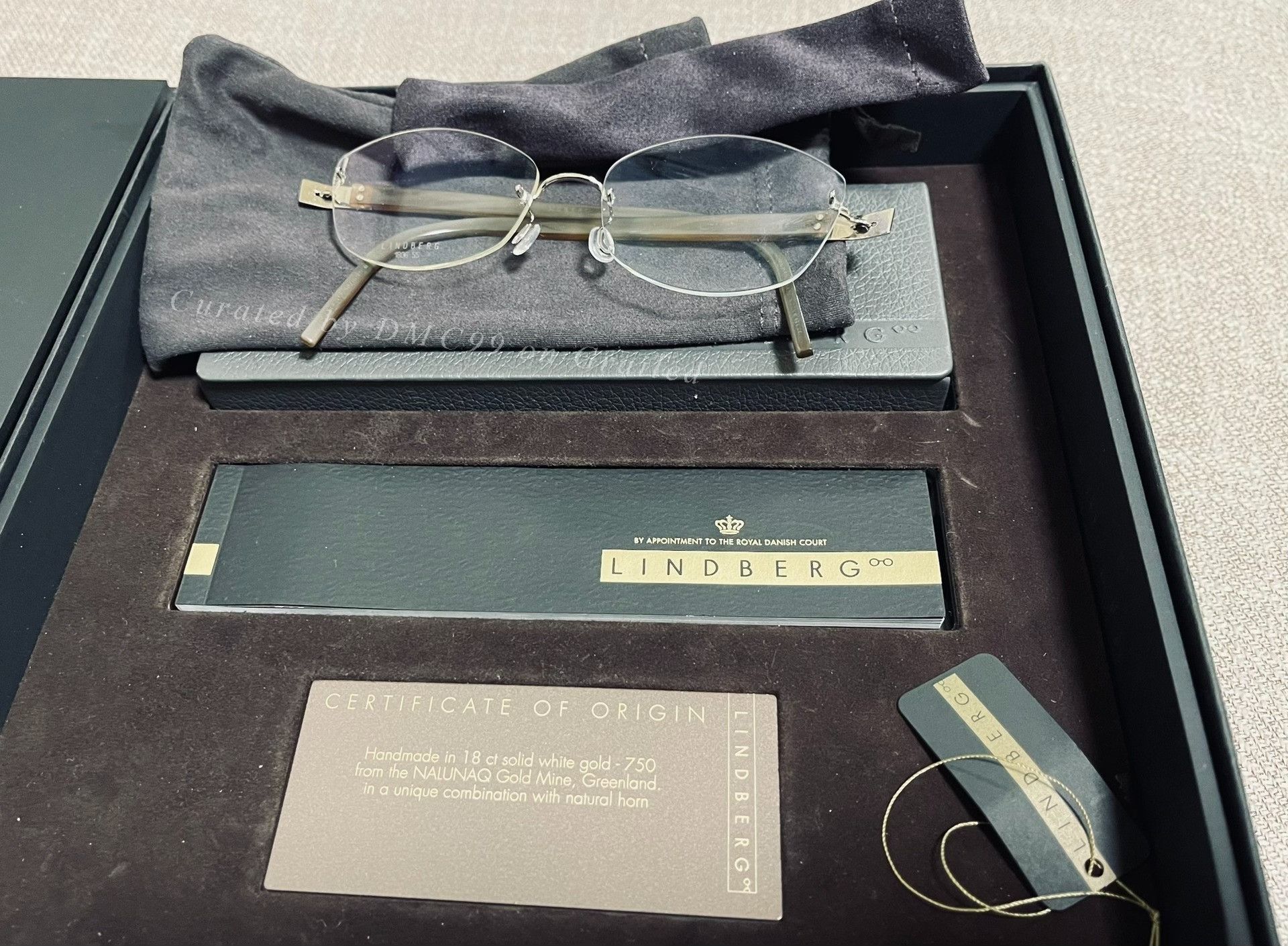 Lindberg Lindberg 18k White Gold Rimless Glasses Size ONE SIZE - 1 Thumbnail