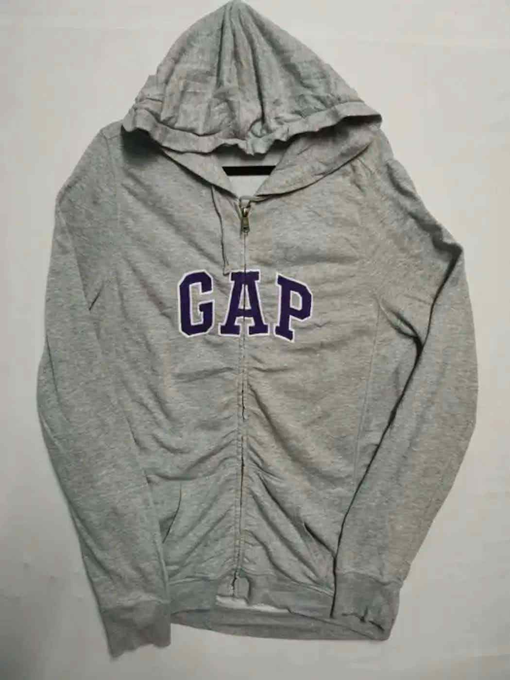 Gap Vintage GAP Big Logo Zipper Hoodie Size US L / EU 52-54 / 3 - 1 Thumbnail