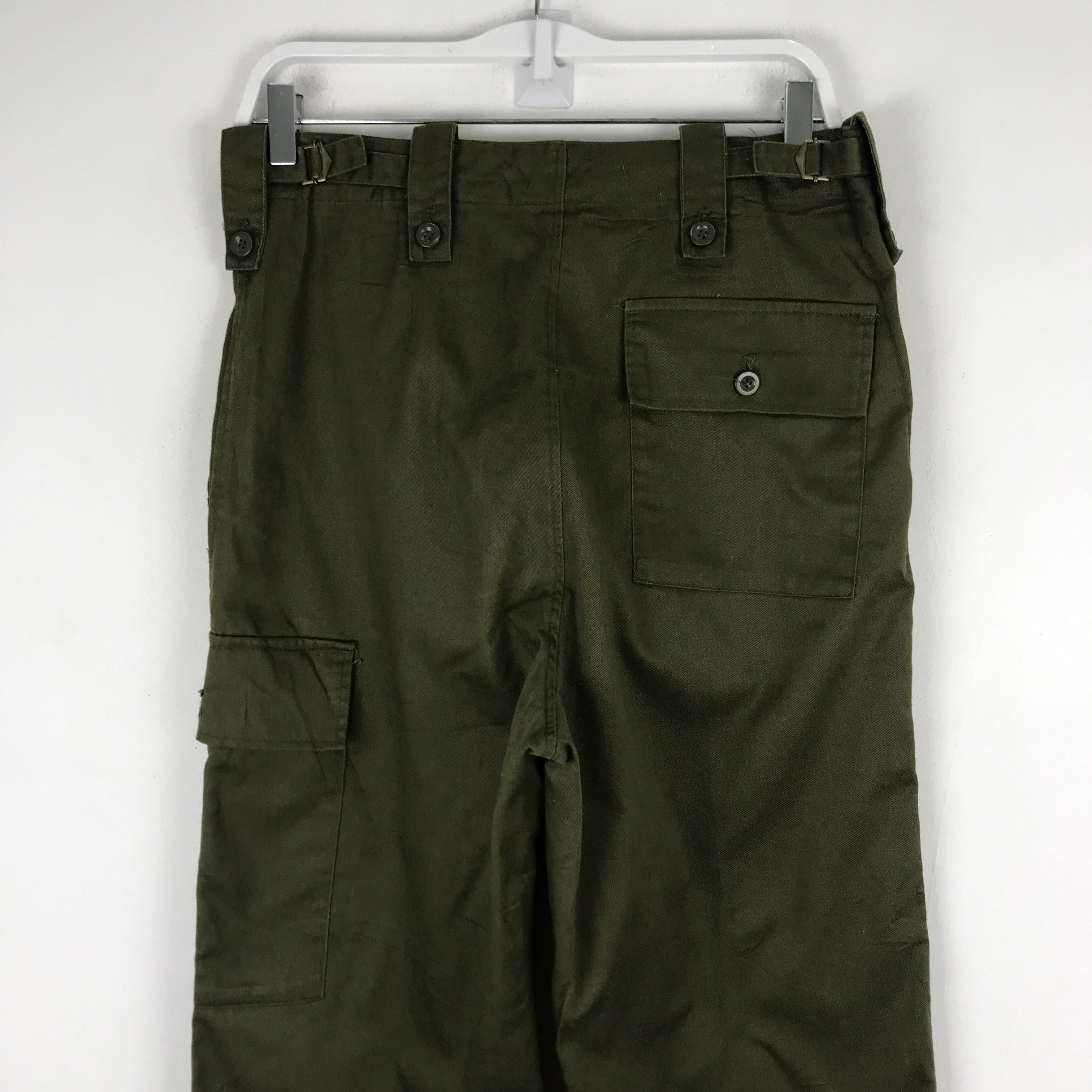 Japanese Brand X241 BROWNY JAPAN BAKER ARMY STYLE TROUSERS Size US 31 - 2 Thumbnail