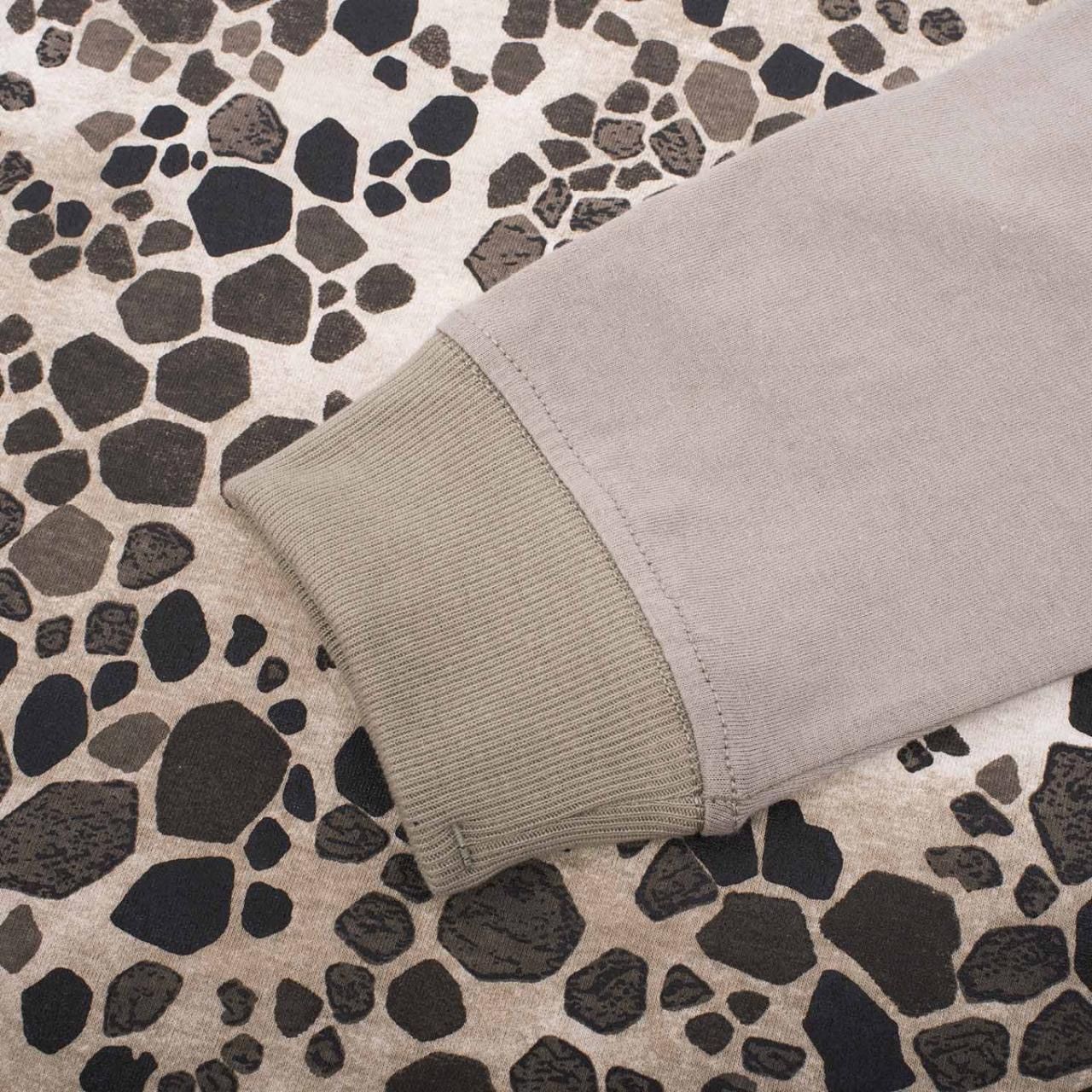 Stone Island Stone Island, Cream and brown long sleeve sweatshirt Size US M / EU 48-50 / 2 - 3 Thumbnail