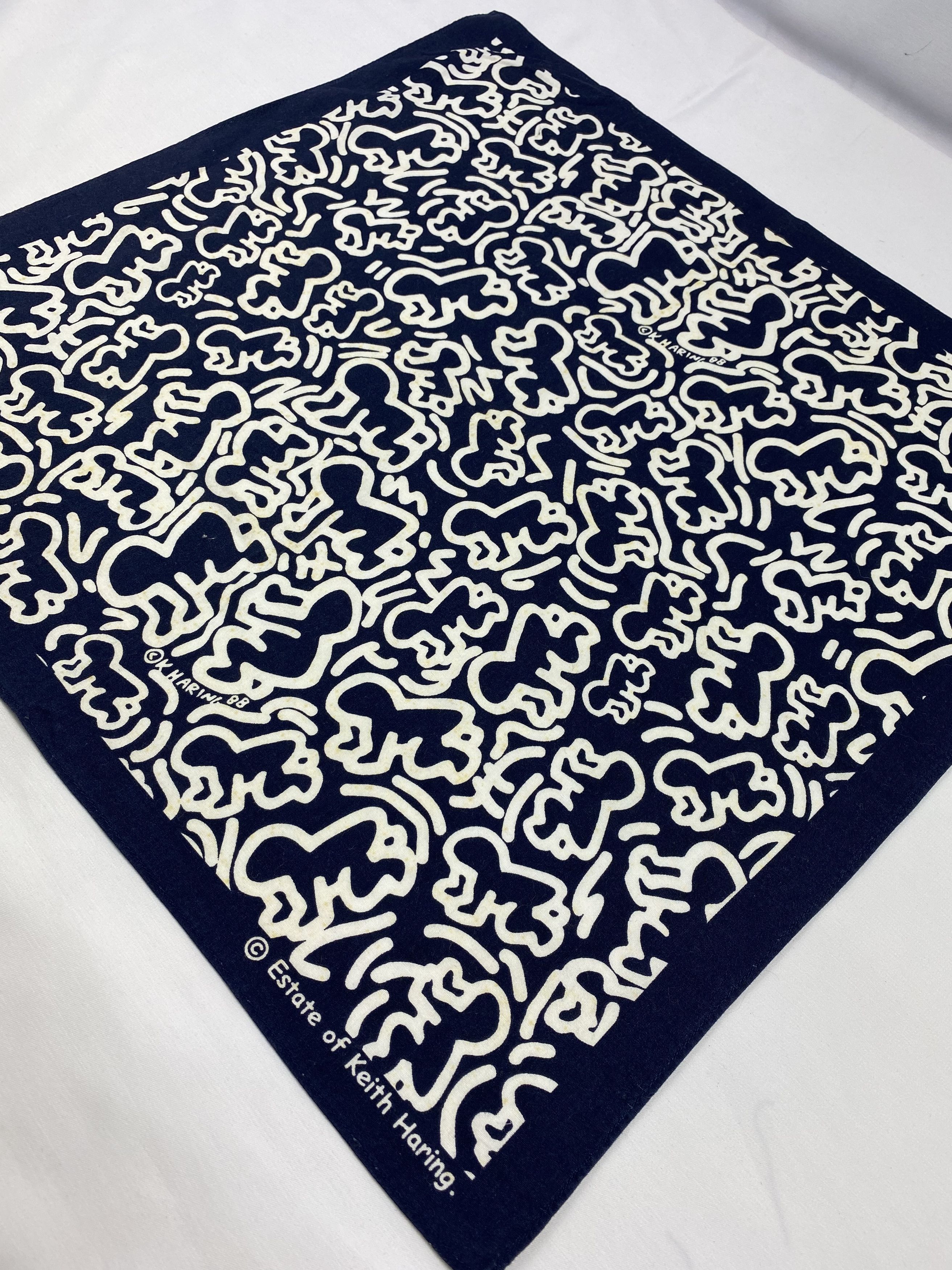 Keith Haring Keith Haring Handkerchief / Bandana / Neckerchief Size ONE SIZE - 4 Thumbnail