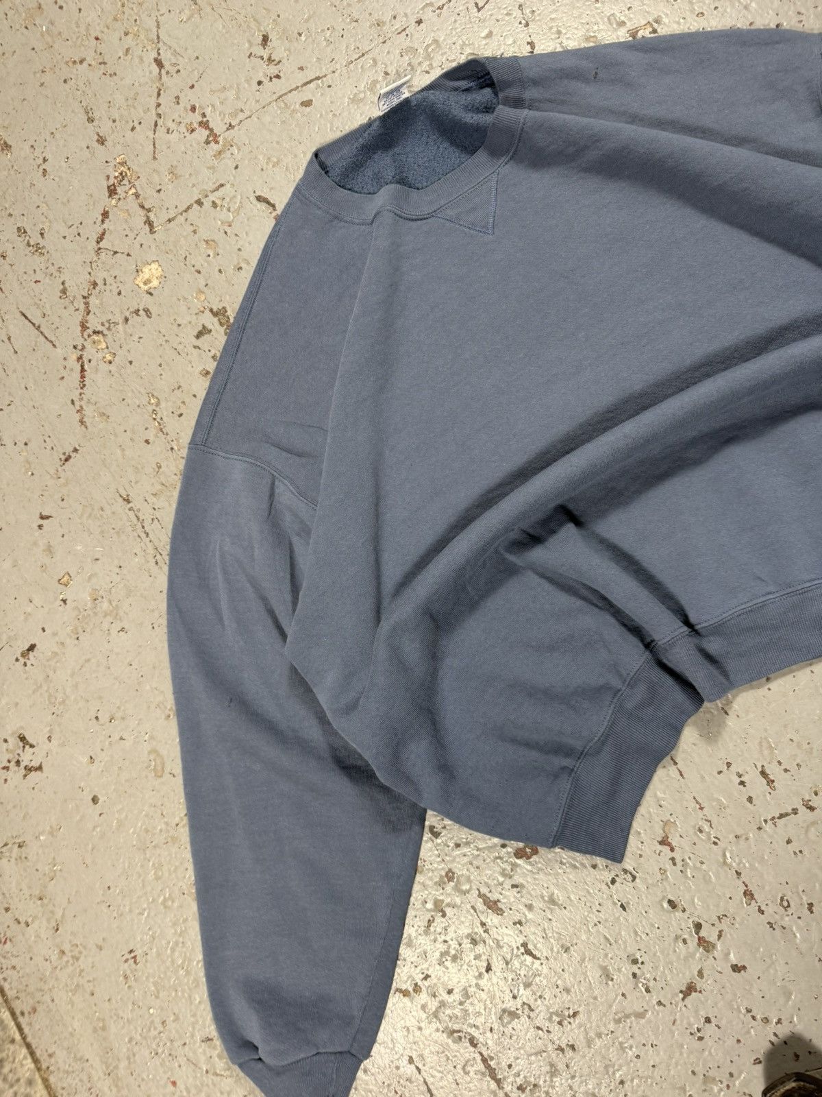 Russell Athletic Vintage Russell Athletic Sea Foam Blue Blank Crewneck Size US XXL / EU 58 / 5 - 3 Thumbnail