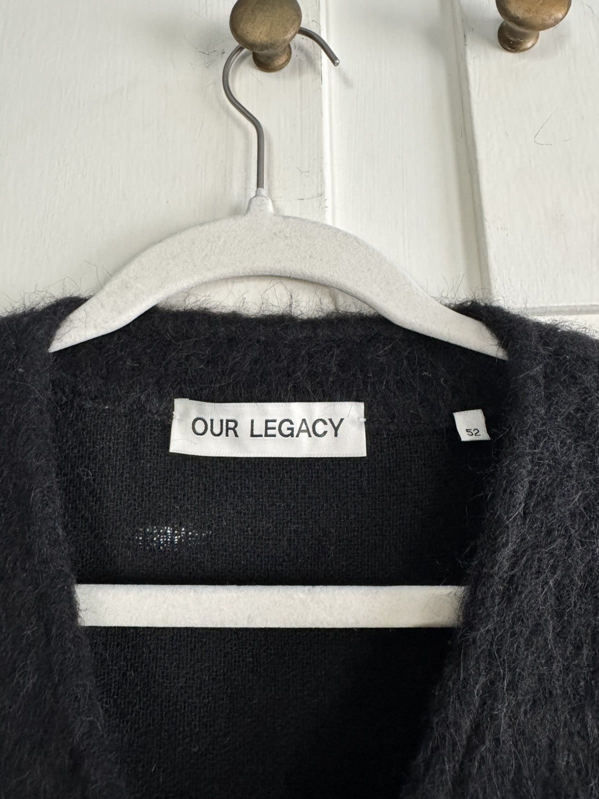 Our Legacy Our Legacy black Mohair Cardigan Size US XL / EU 56 / 4 - 2 Thumbnail