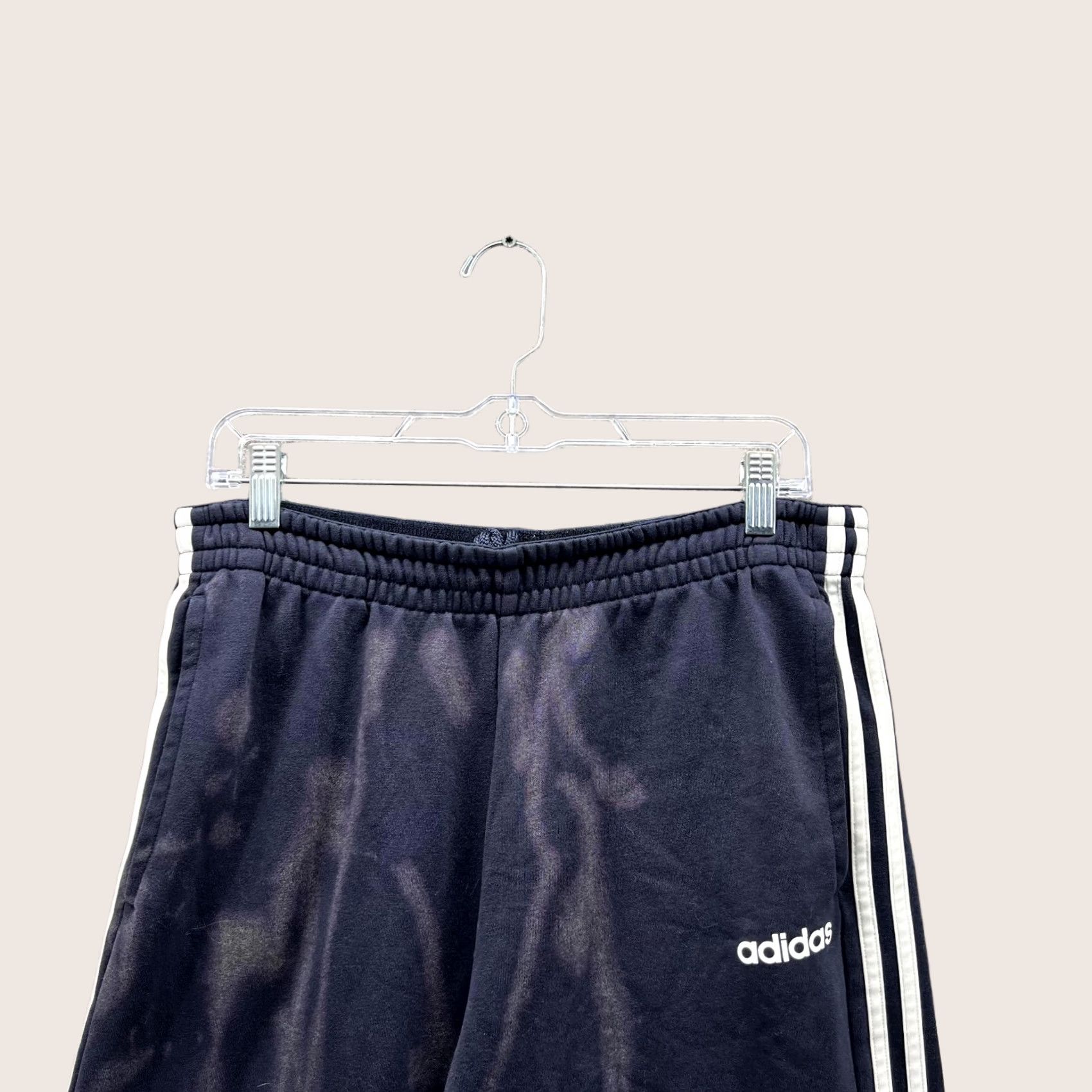 Adidas VINTAGE adidas Jogger Women Large Blue Athletic Training Climalite Trefoil Pants vtg Size 36" / US 14 / IT 50 - 1 Thumbnail