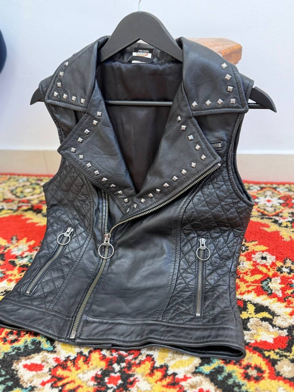 Japanese Brand Vintage Avant-Garde Biker Moto Style Leather Vests hype Size US S / EU 44-46 / 1 - 8 Thumbnail