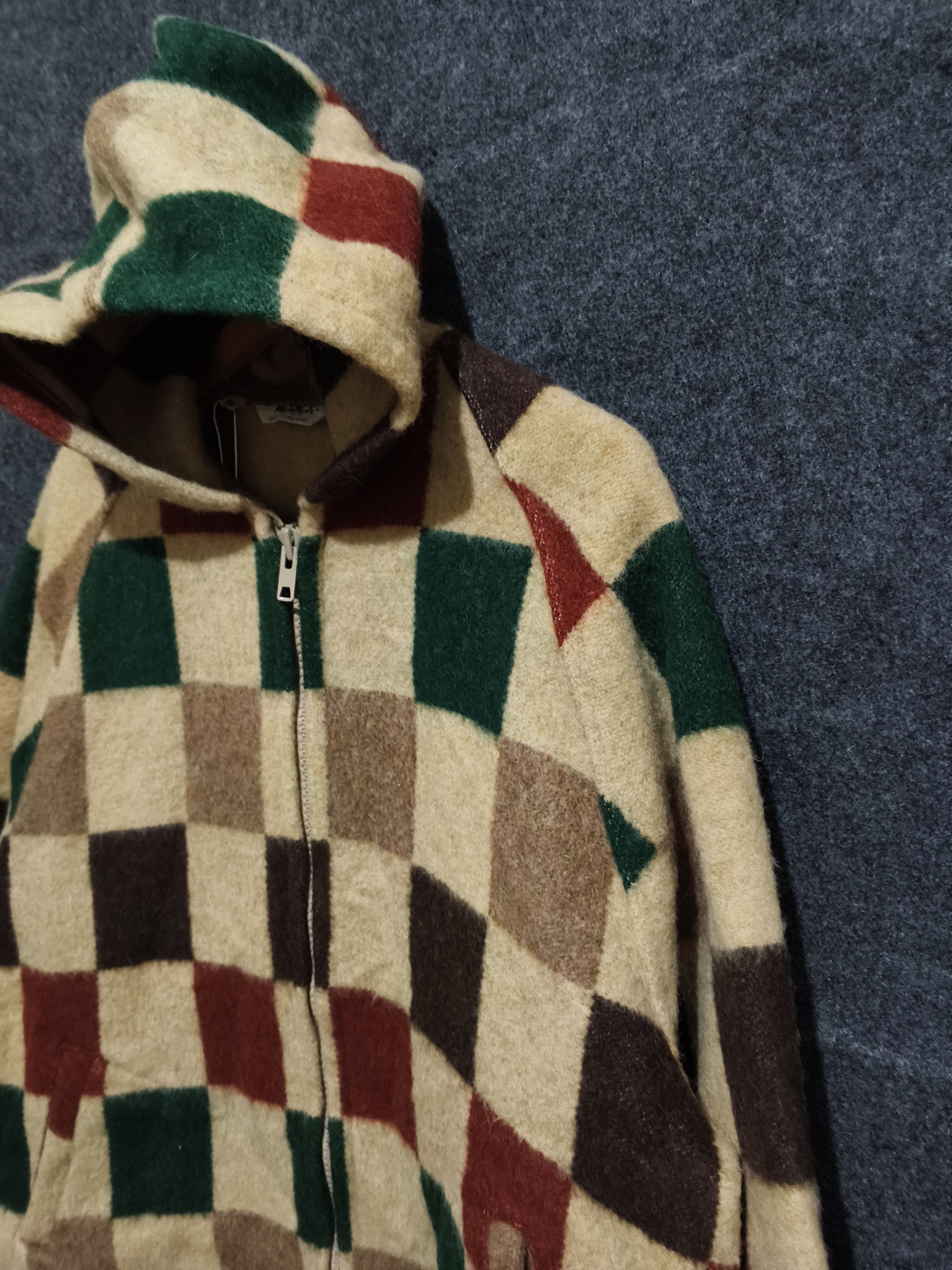 Woolrich Woolen Mills Vintage Woolrich 70s Hooded Wool Plaid Jacket Size US XL / EU 56 / 4 - 3 Thumbnail