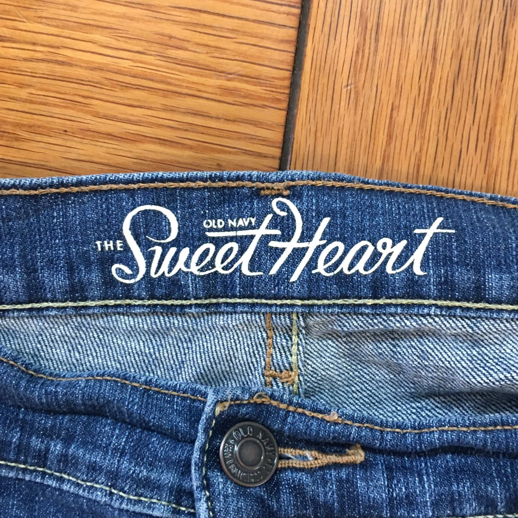 Old Navy Old Navy Jeans Womens Size 16 Blue Denim Straight Stretch Casual 30in 5-Pocket Size 38" / US 16 / IT 52 - 5 Thumbnail
